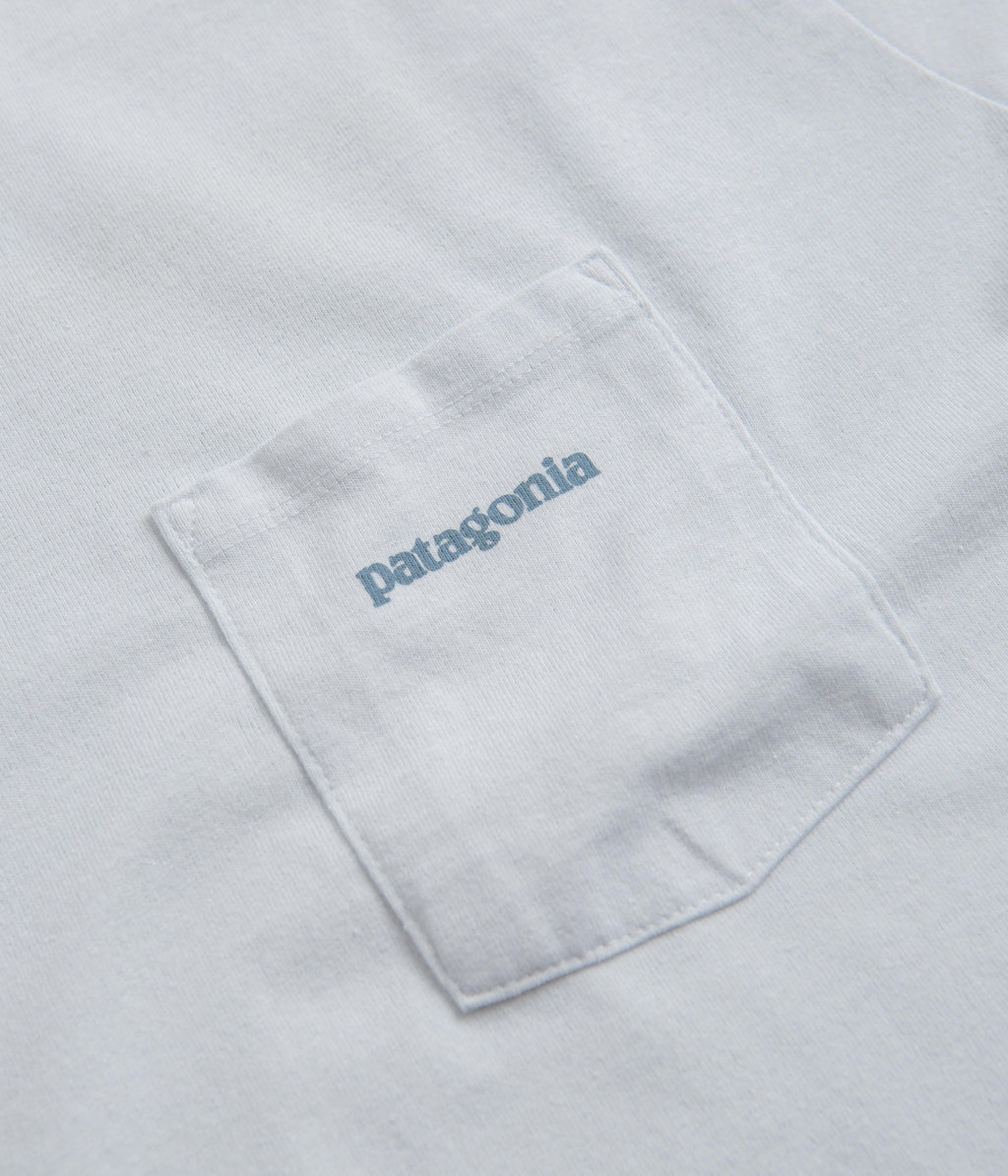 Patagonia Boardshort Logo Pocket Responsibili-Tee T-Shirt - White