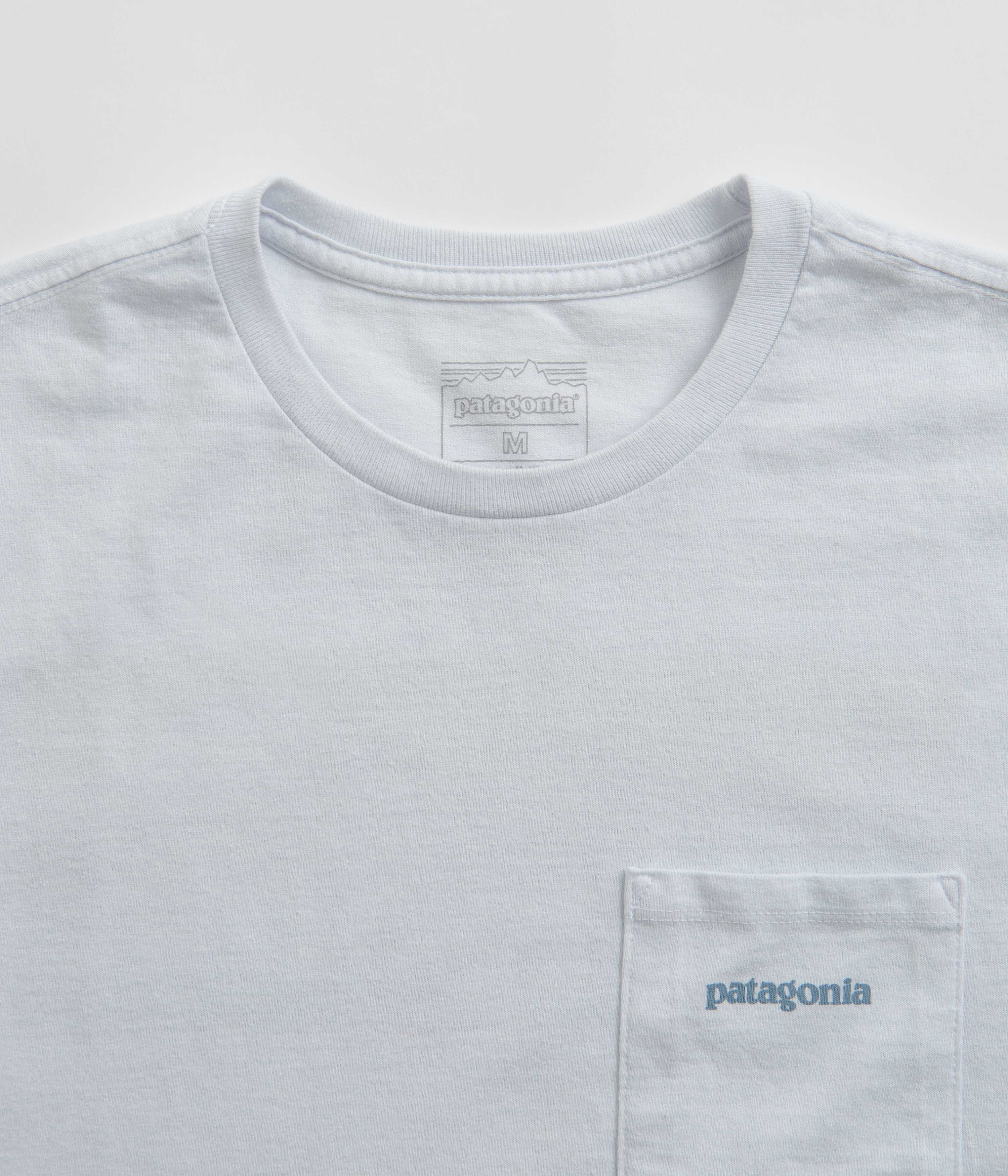 Patagonia Boardshort Logo Pocket Responsibili-Tee T-Shirt - White