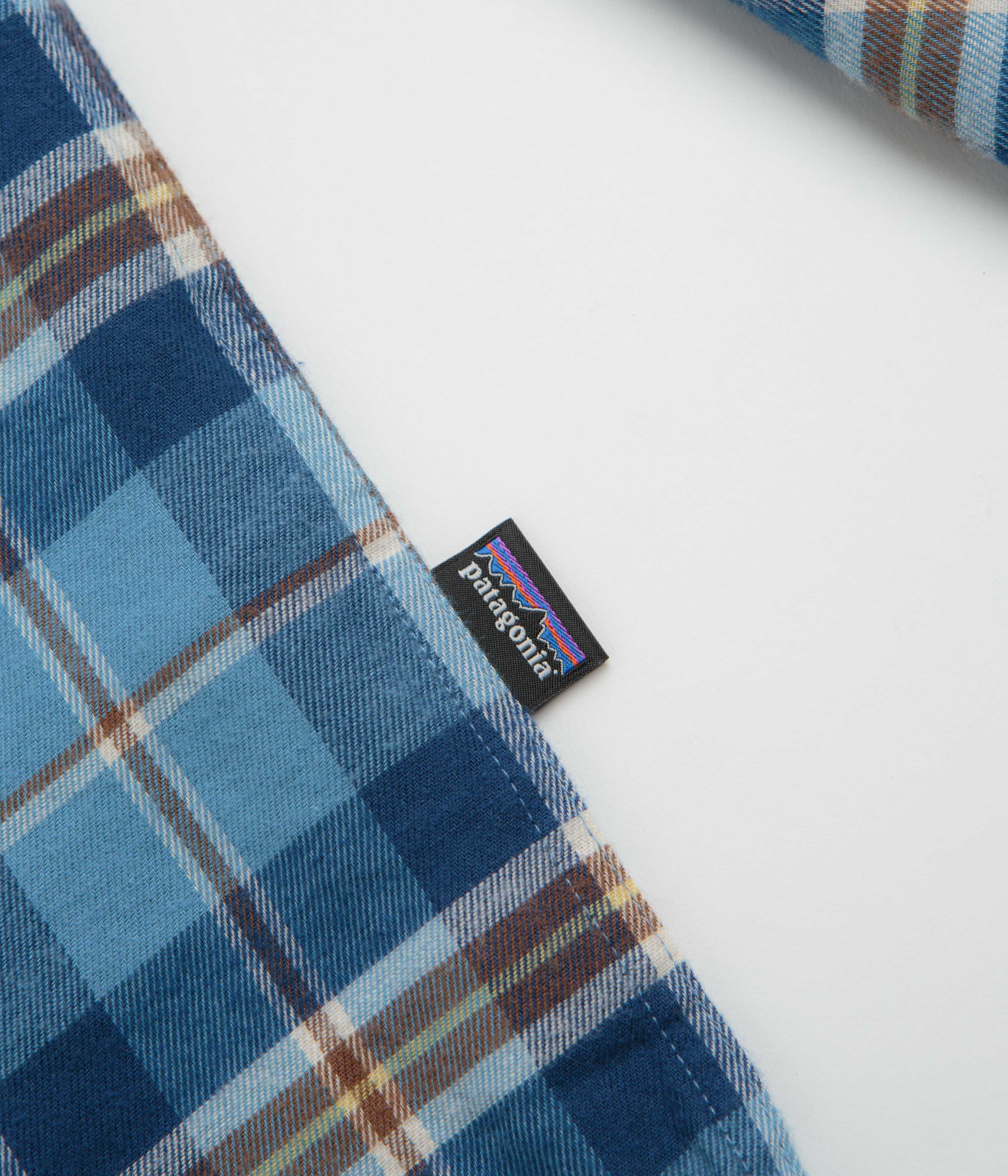 Patagonia Cotton In Conversion Fjord Flannel Shirt - Prime: Shore Blue