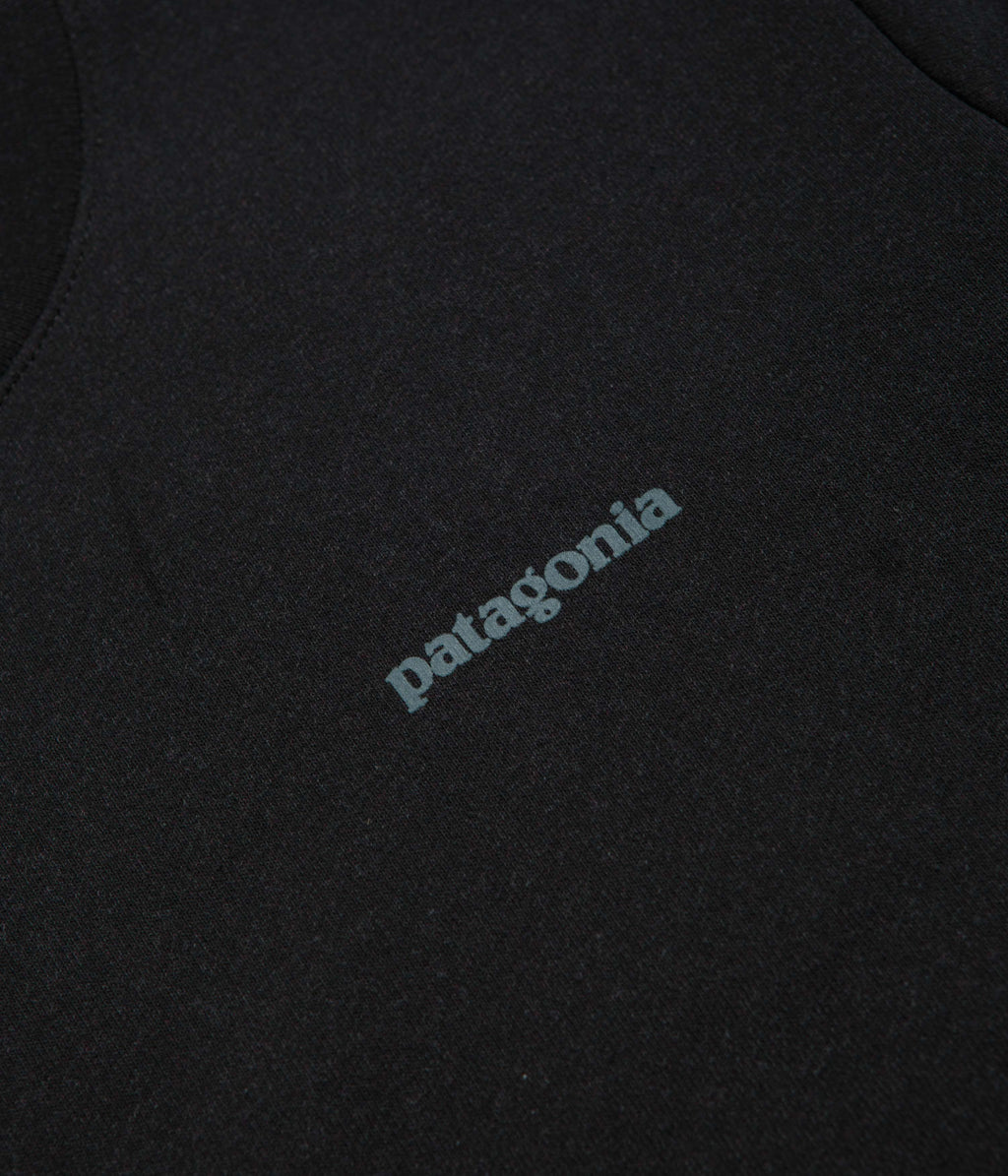 Patagonia Fitz Roy Icon Uprisal Crewneck Sweatshirt - Ink Black