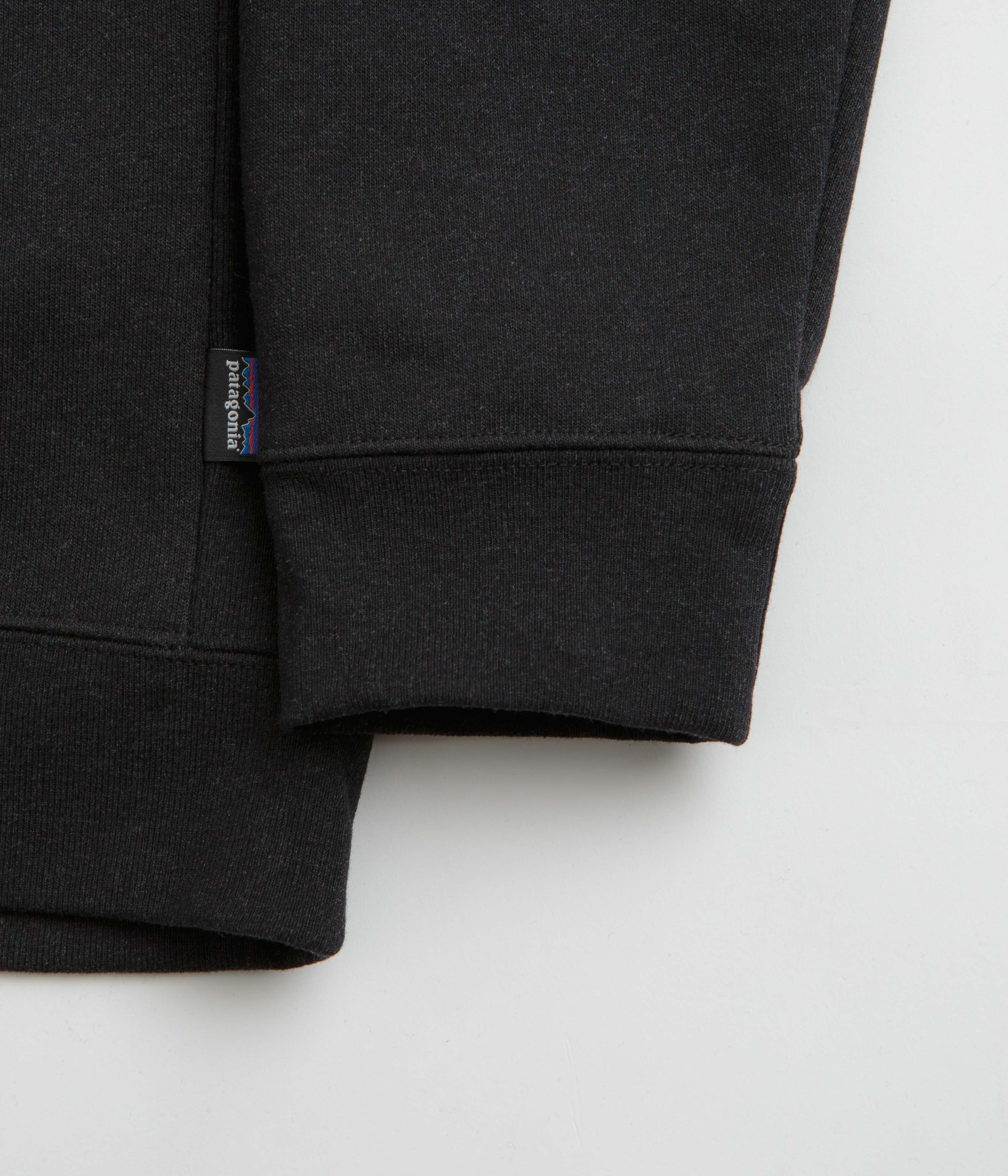 Patagonia Fitz Roy Icon Uprisal Crewneck Sweatshirt - Ink Black