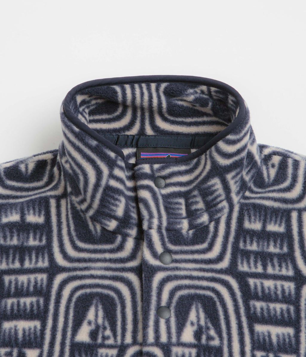 Patagonia Lightweight Synchilla Snap-T Fleece - Flow: Sunken Blue