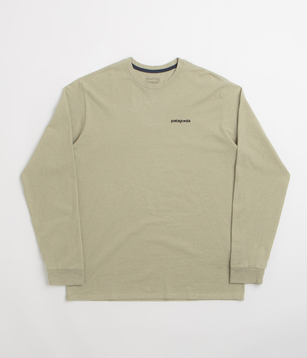 Patagonia P-6 Logo Responsibili-Tee Long Sleeve T-Shirt - P-6 Outline: Gumtree Green