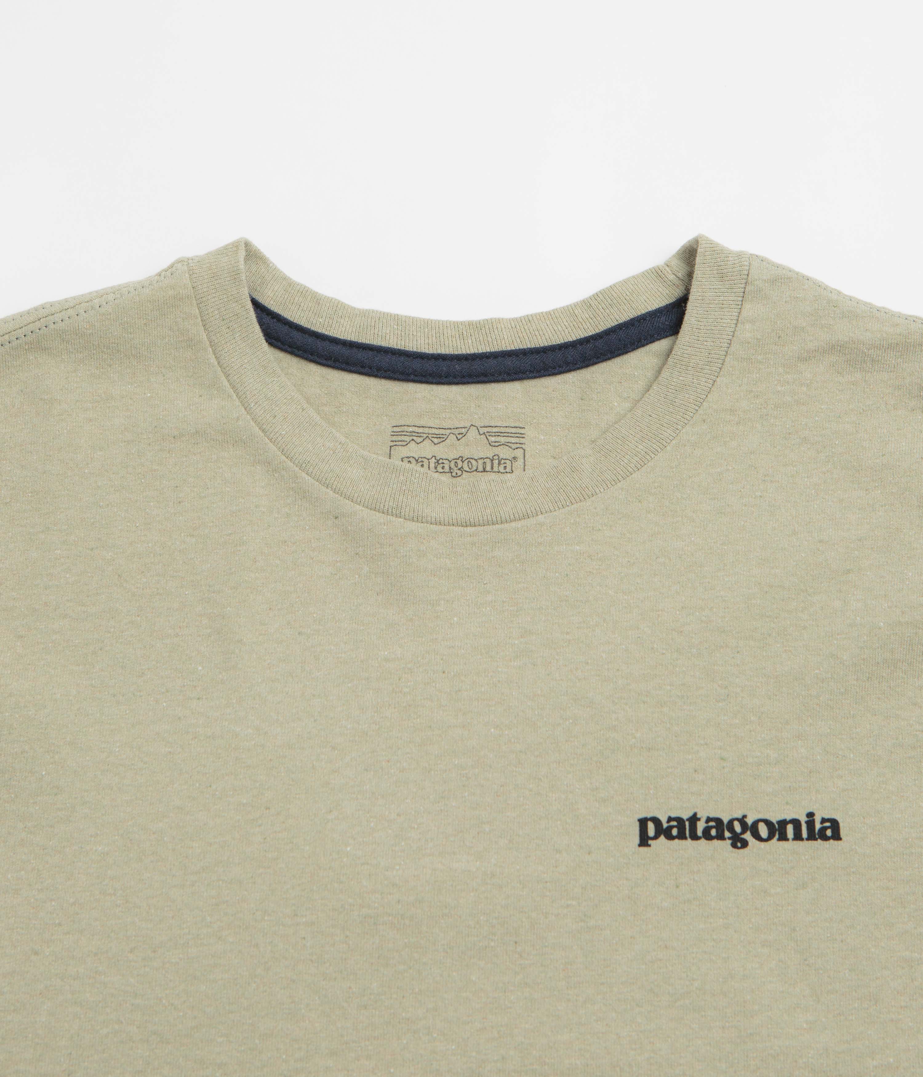 Patagonia P-6 Logo Responsibili-Tee Long Sleeve T-Shirt - P-6 Outline: Gumtree Green