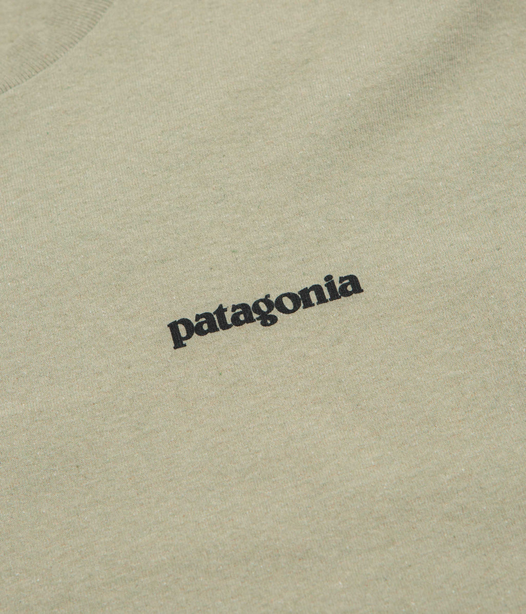 Patagonia P-6 Logo Responsibili-Tee Long Sleeve T-Shirt - P-6 Outline: Gumtree Green