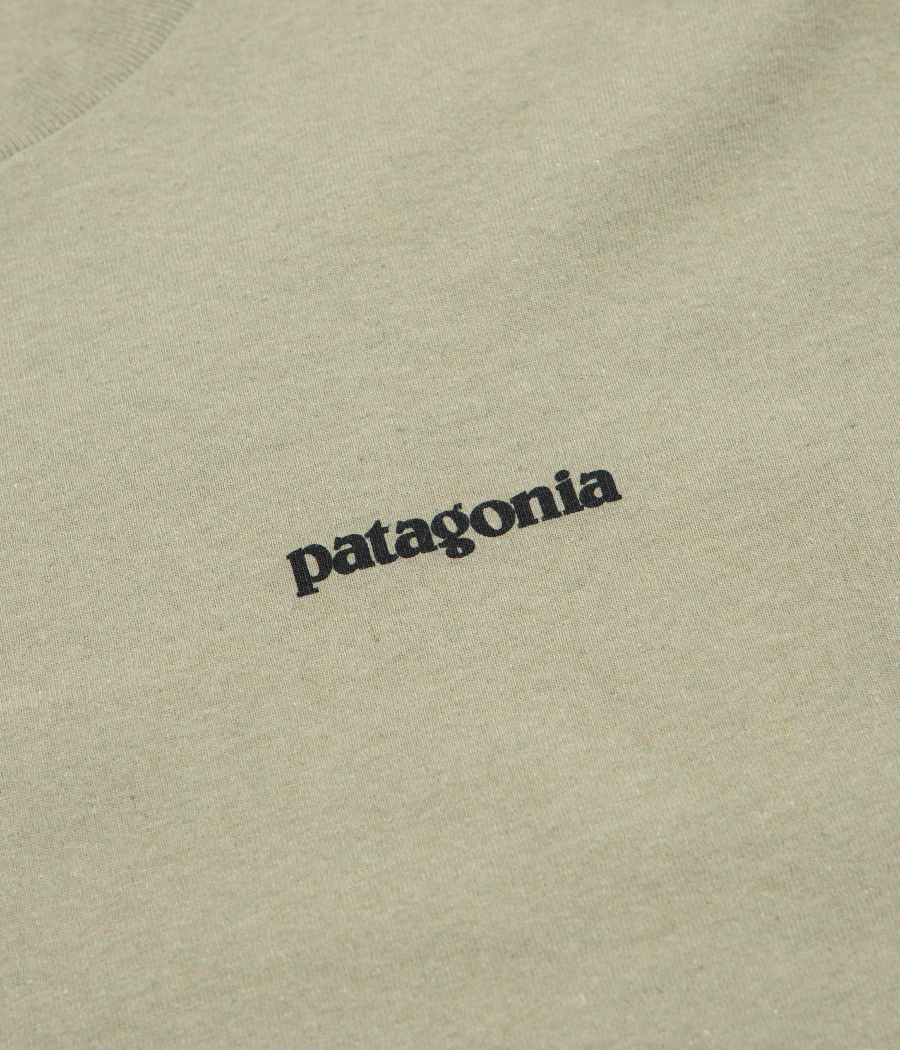 Patagonia P-6 Logo Responsibili-Tee Long Sleeve T-Shirt - P-6 Outline: Gumtree Green