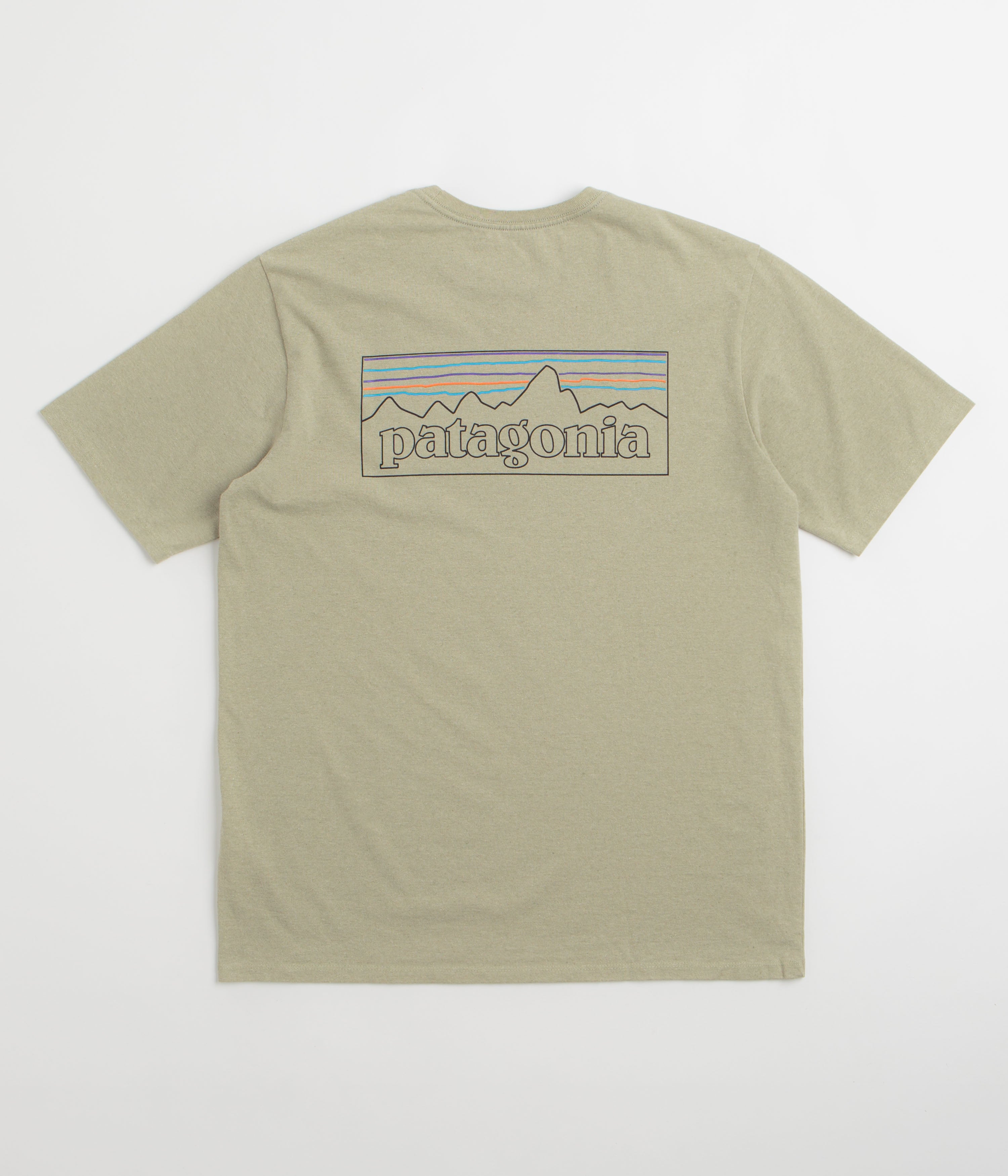Patagonia P-6 Logo Responsibili-Tee T-Shirt - P-6 Outline: Gumtree Green