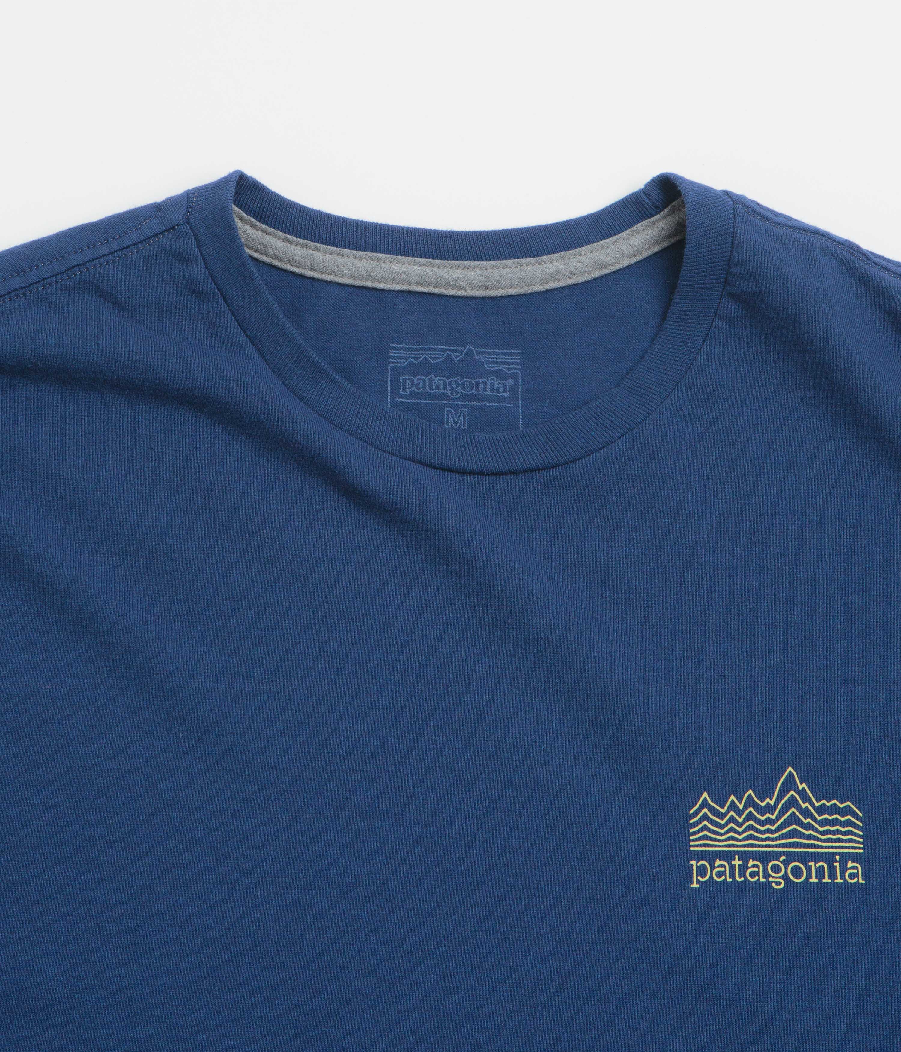 Patagonia Strataspire Responsibili-Tee T-Shirt - Clement Blue