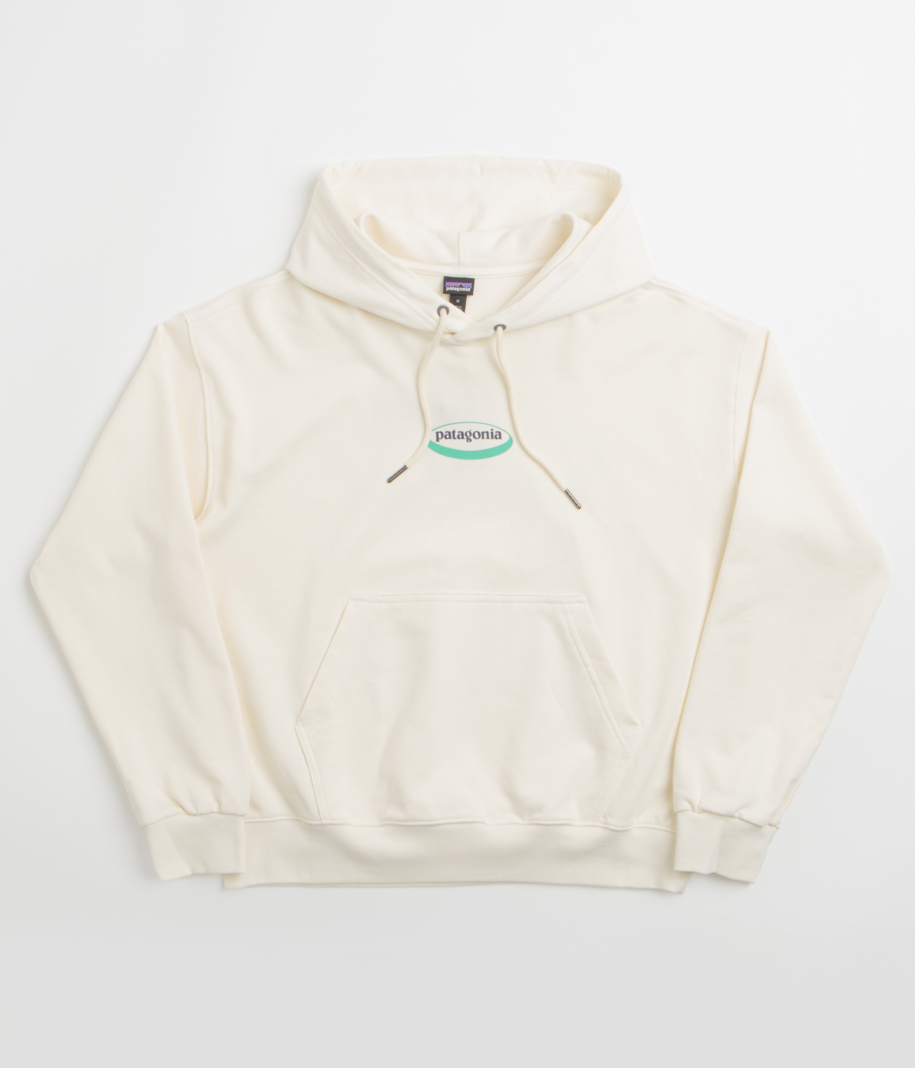 Patagonia Womens 95 Oval Logo Daily Hoodie - Wool White