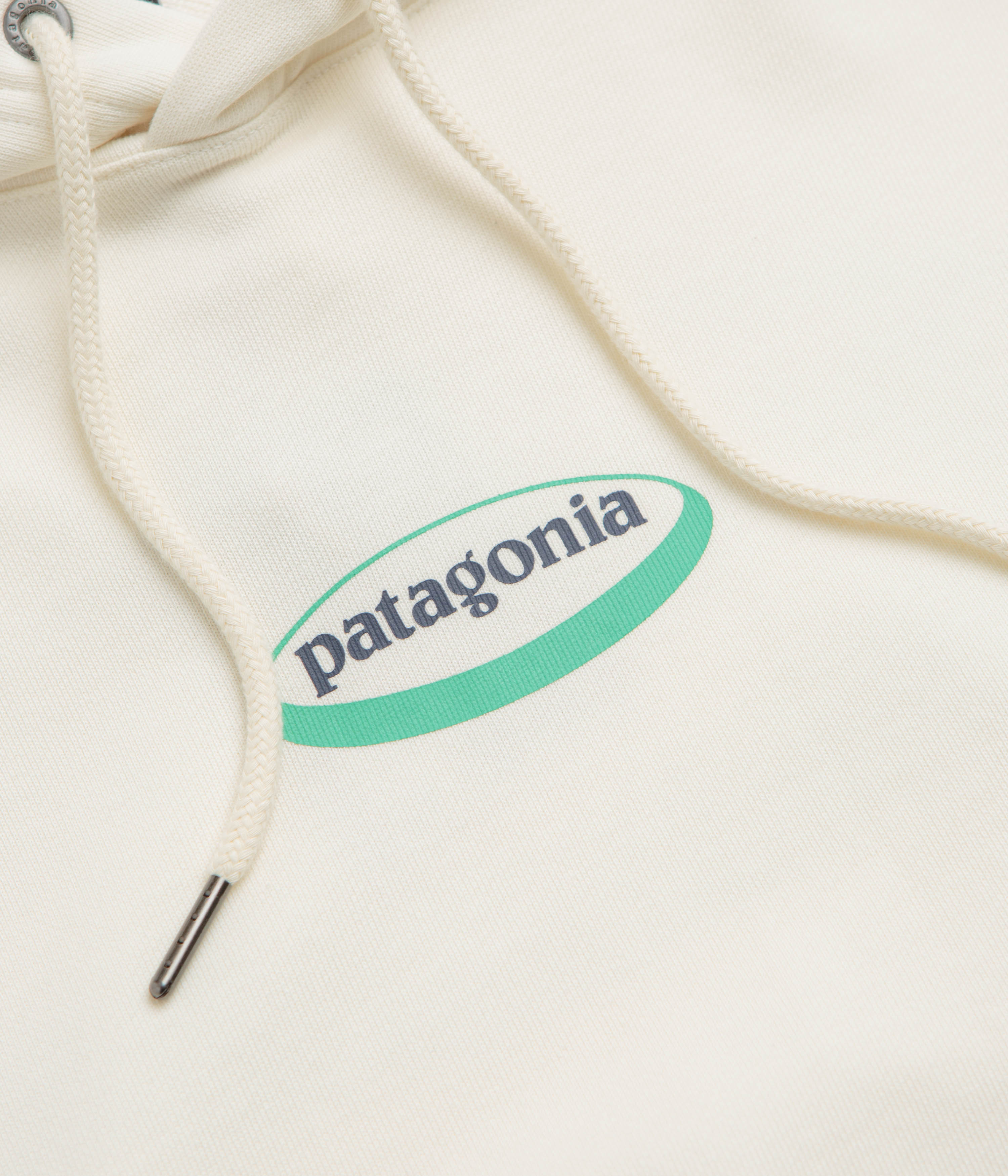 Patagonia Womens 95 Oval Logo Daily Hoodie - Wool White