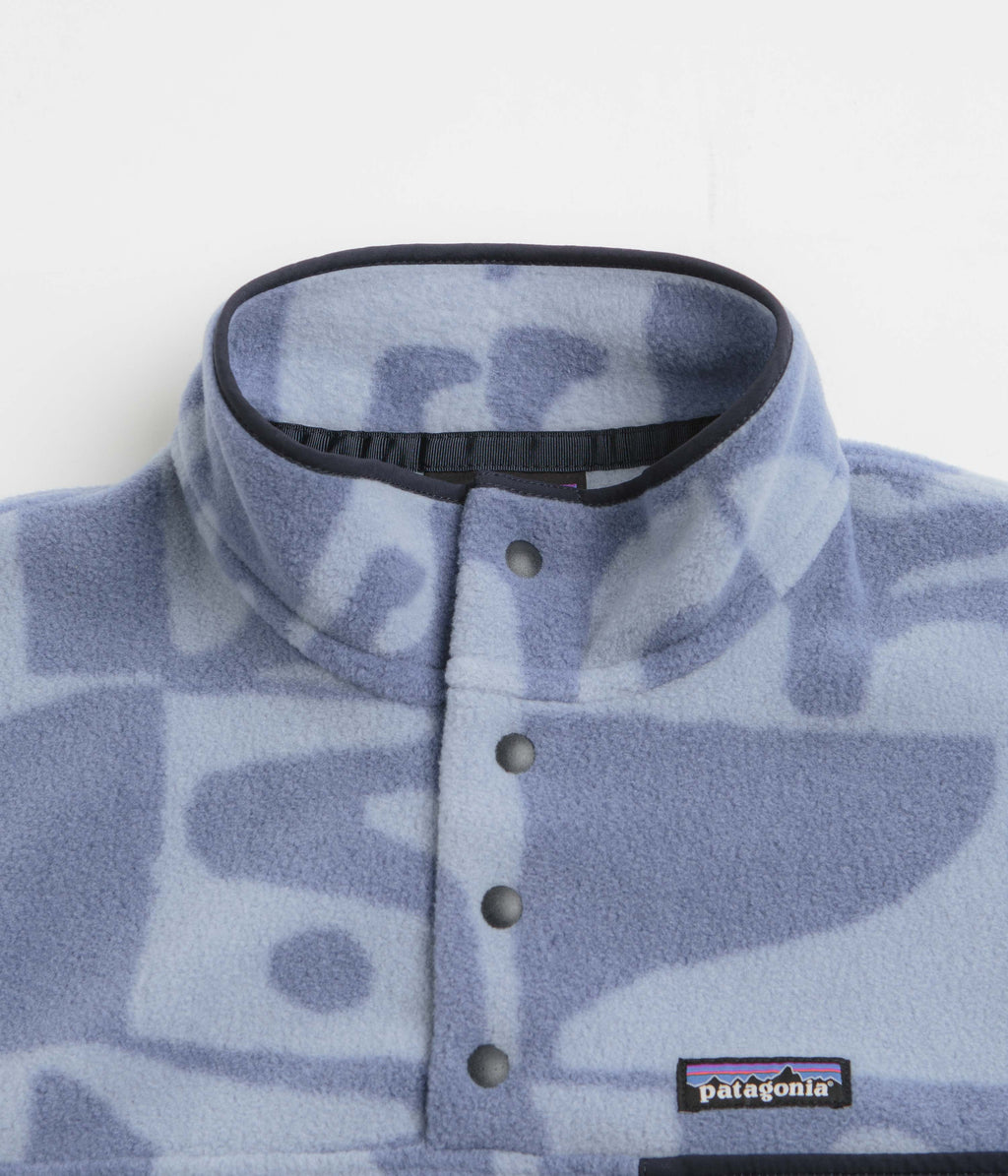 Patagonia Womens Lightweight Synchilla Snap-T Fleece - Mother Tree: Barnacle Blue