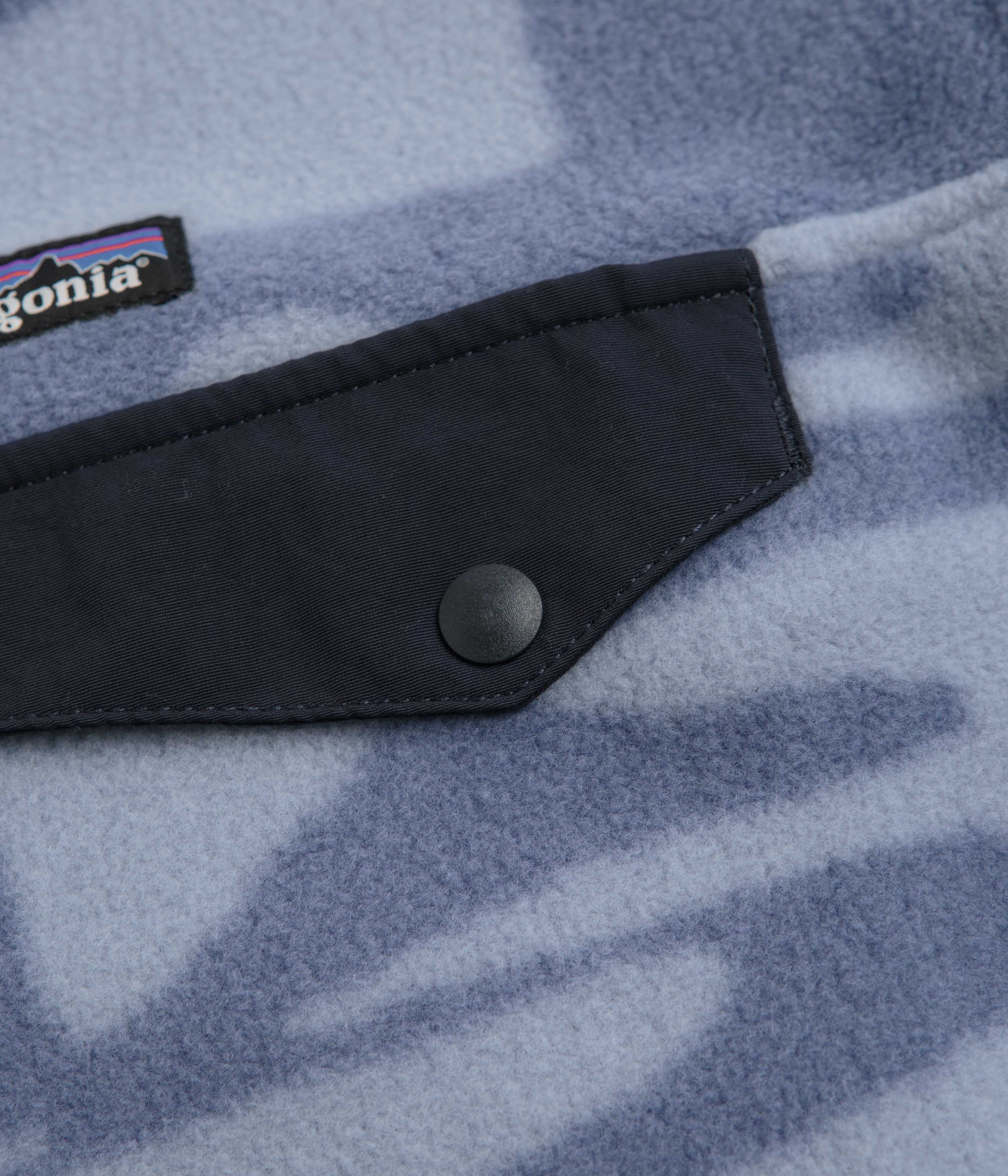 Patagonia Womens Lightweight Synchilla Snap-T Fleece - Mother Tree: Barnacle Blue