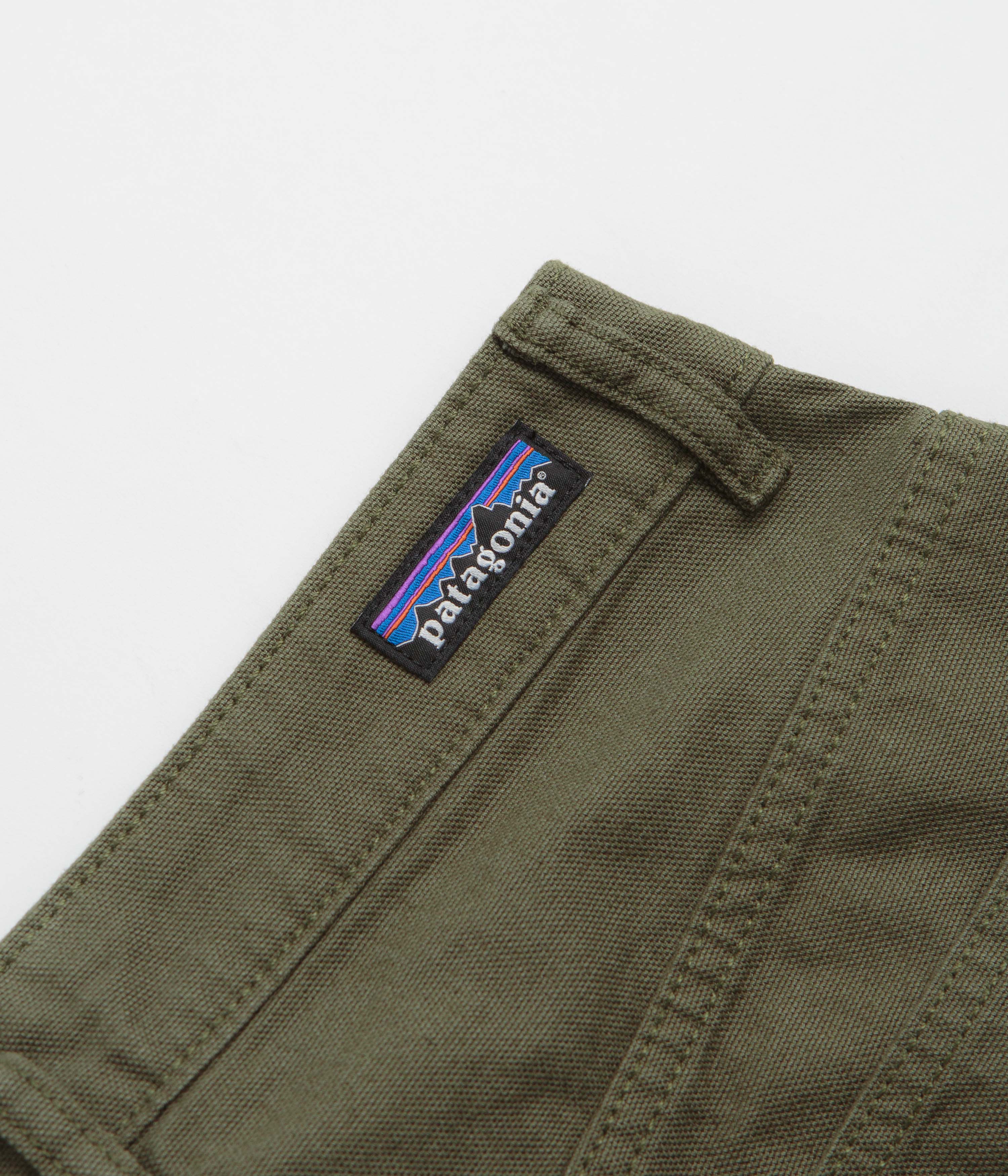 Patagonia Womens Point Reyes Canvas Wide Leg Pants - Basin Green