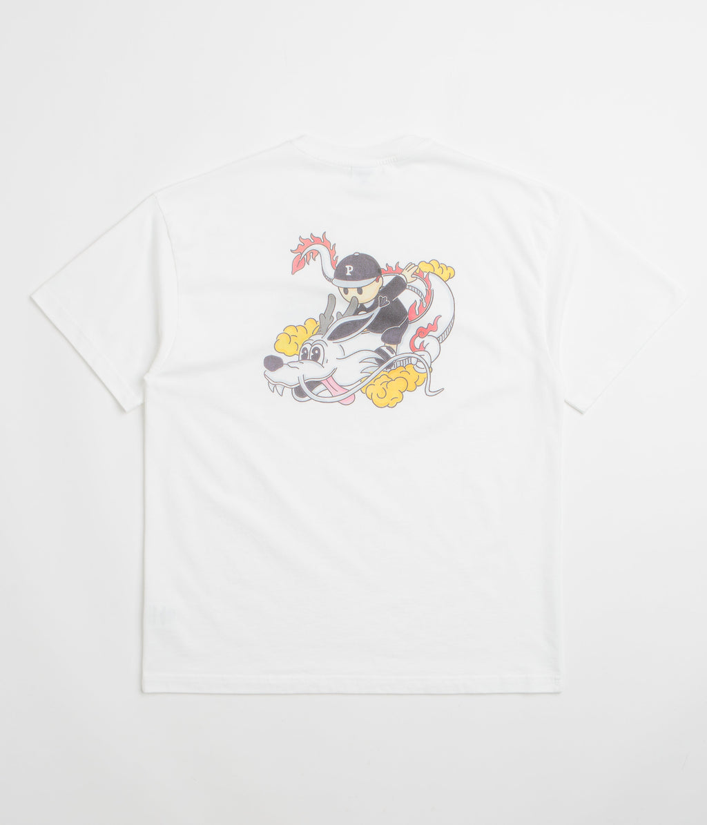 Pawa Speed Sports Dragon Doggo T-Shirt - White