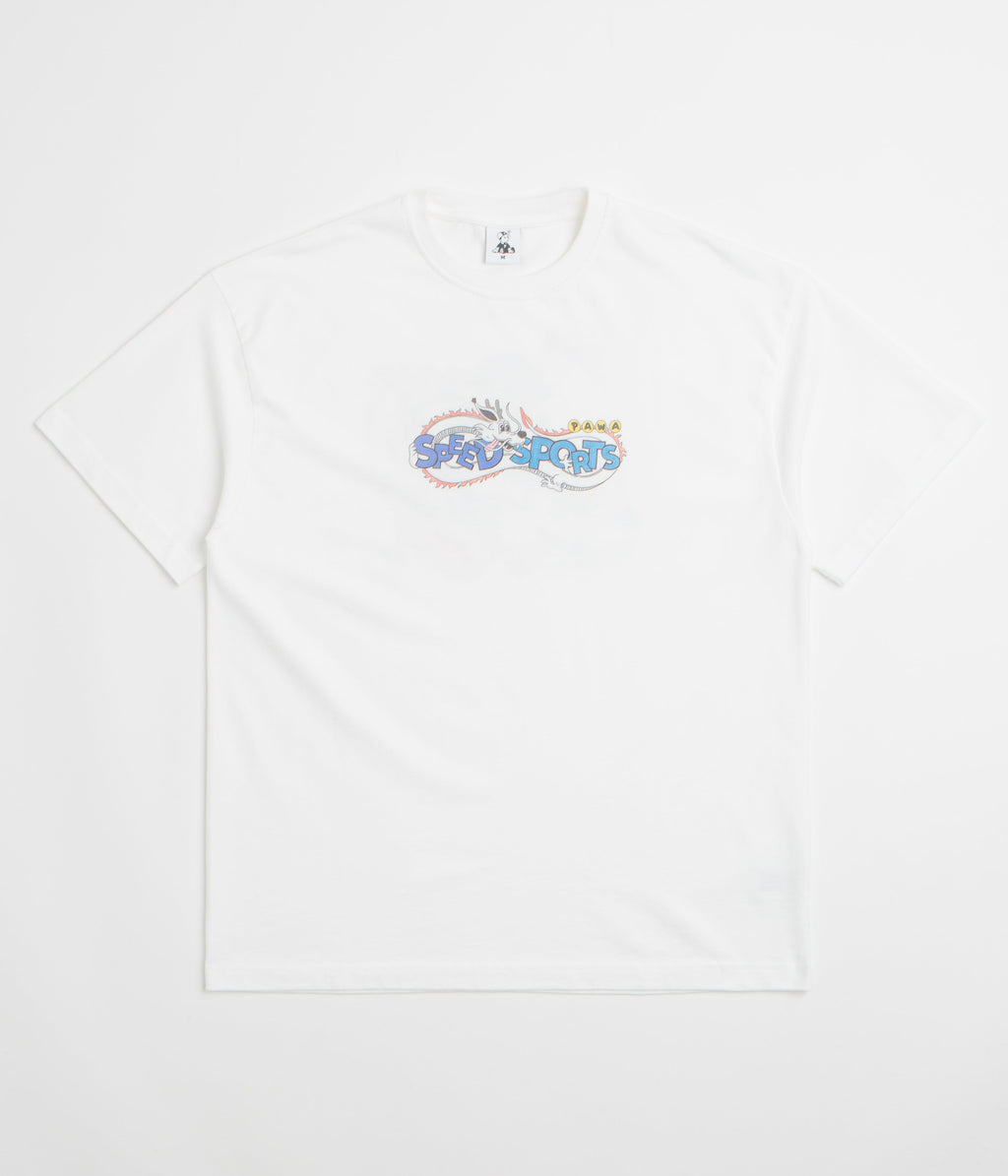 Pawa Speed Sports Dragon Doggo T-Shirt - White