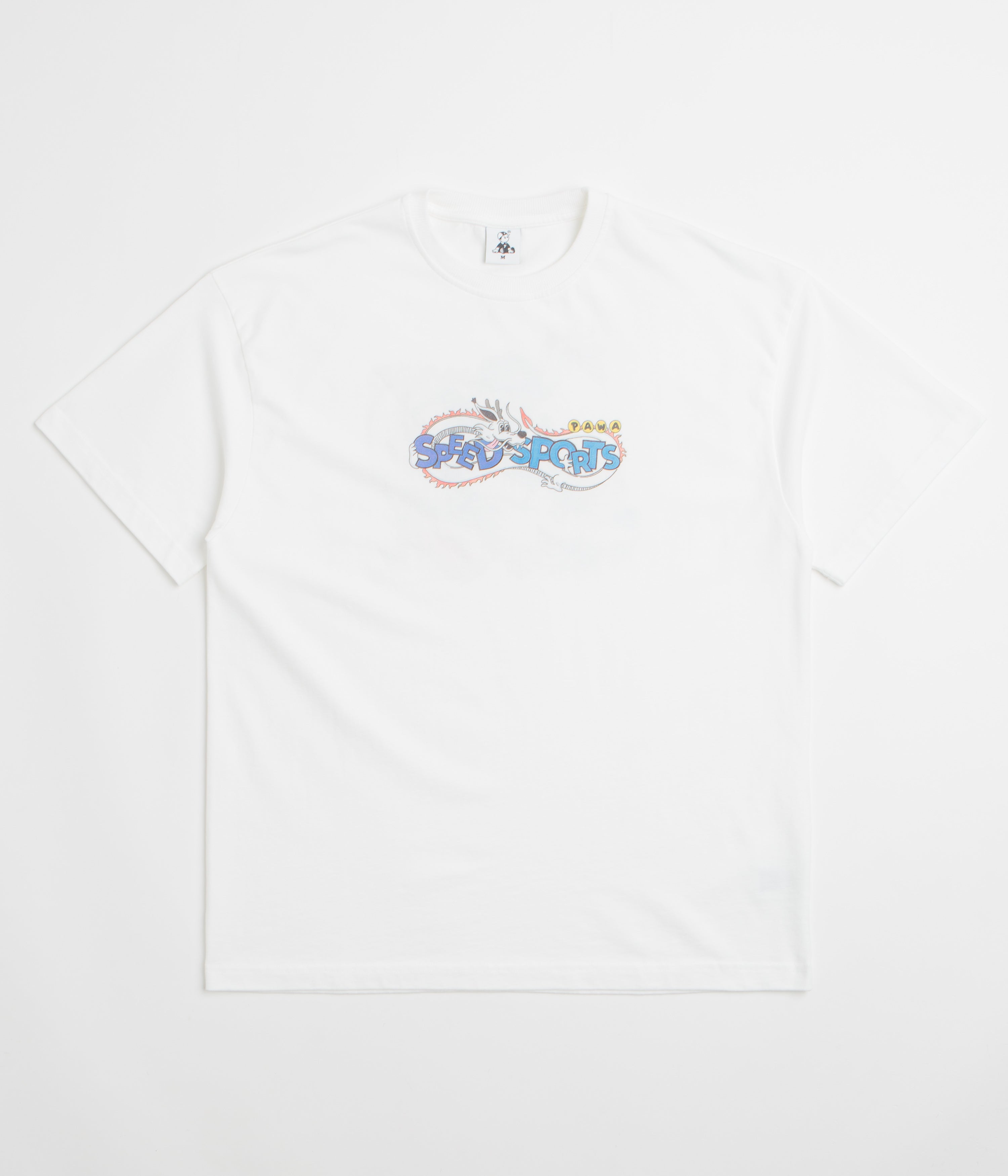 Pawa Speed Sports Dragon Doggo T-Shirt - White