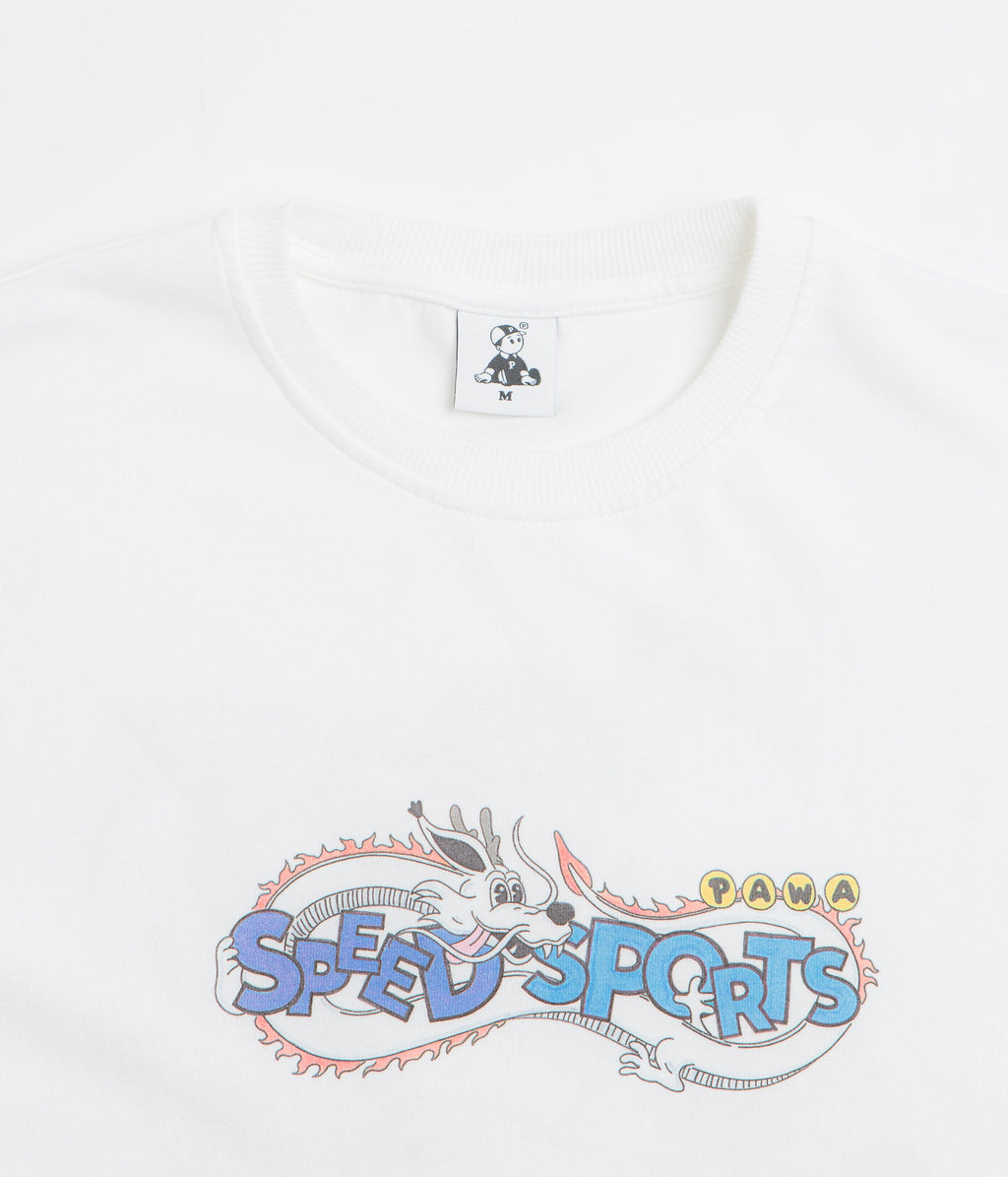 Pawa Speed Sports Dragon Doggo T-Shirt - White