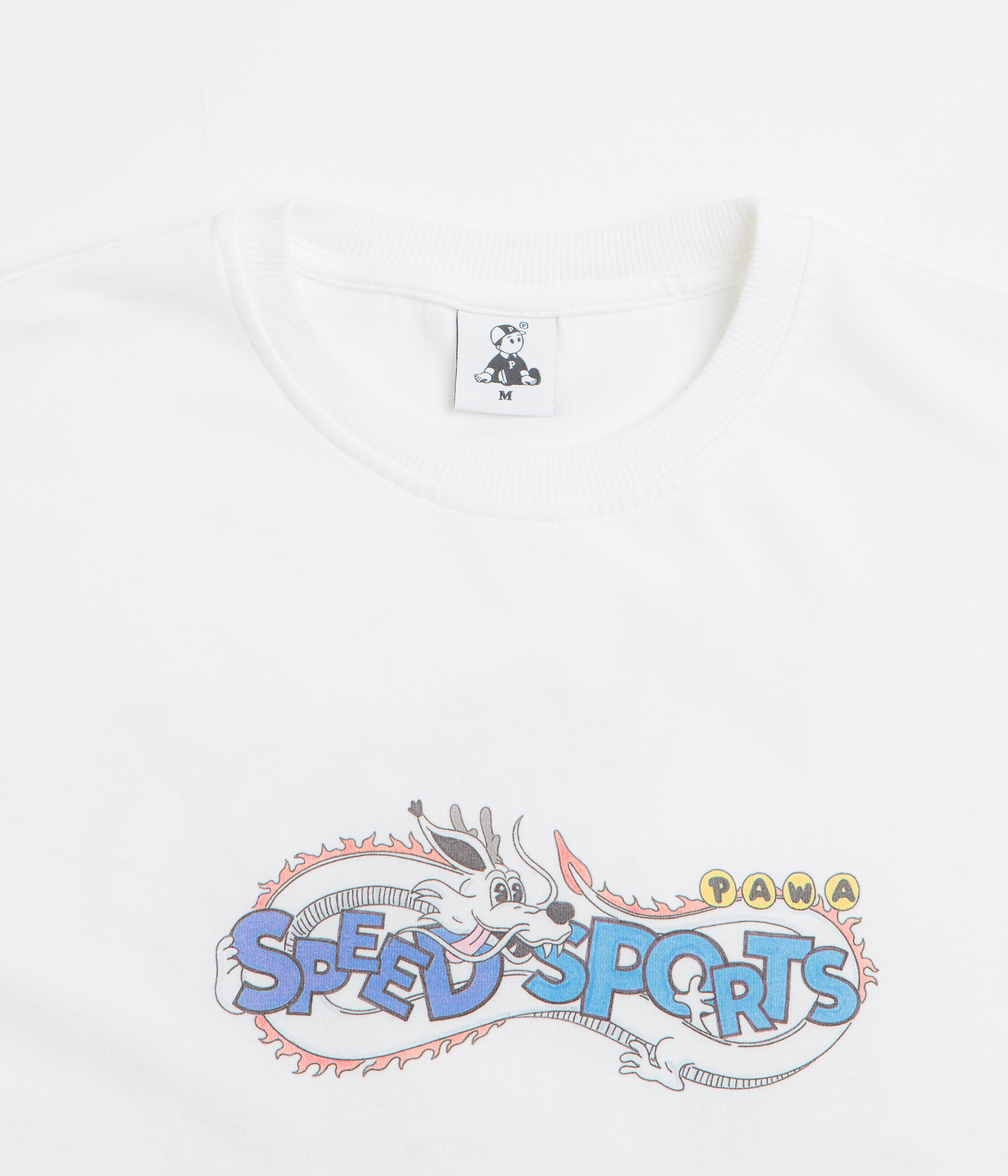 Pawa Speed Sports Dragon Doggo T-Shirt - White