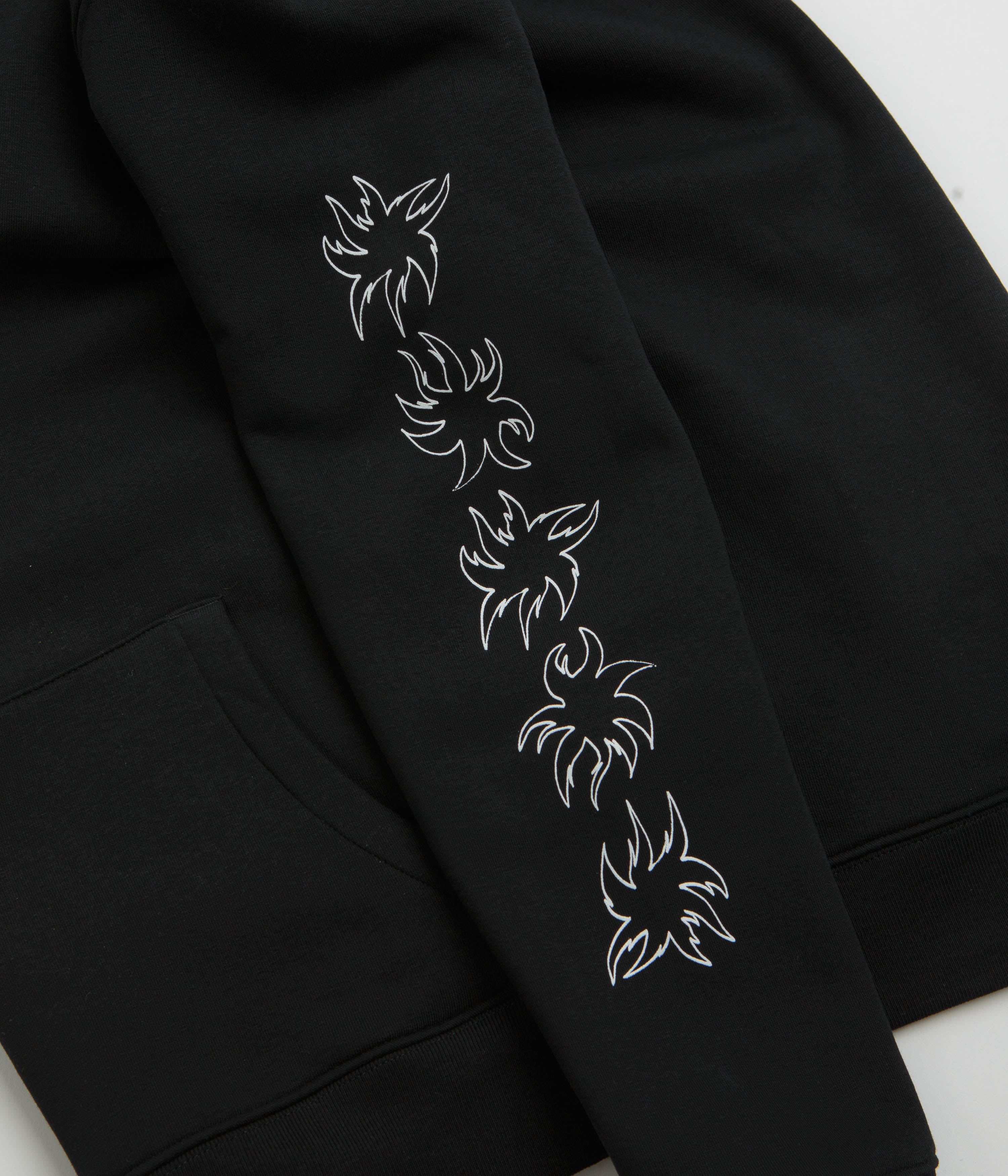 Poetic Collective Arm Outlines Hoodie - Black
