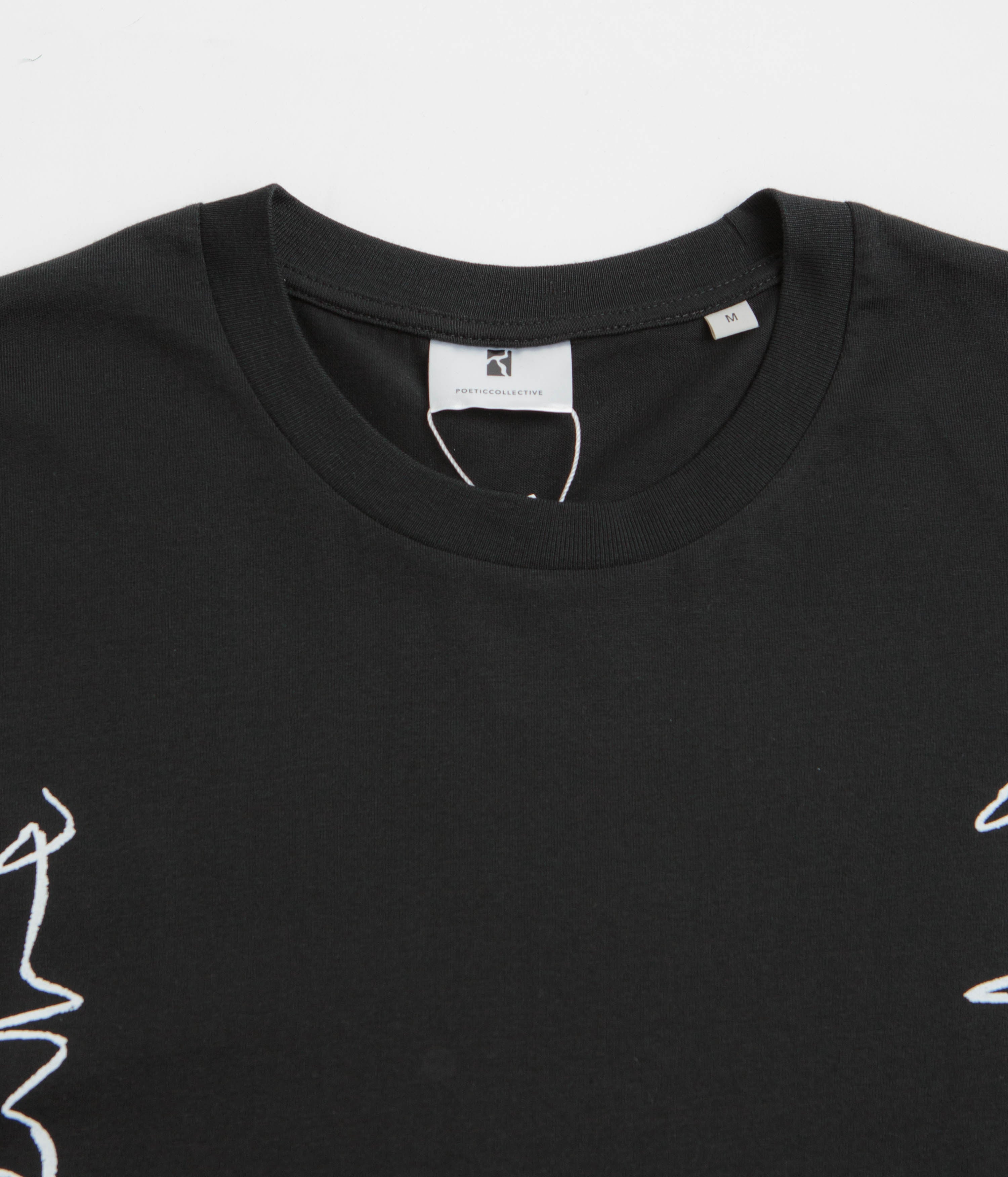 Poetic Collective Crayon Chain T-Shirt - Black