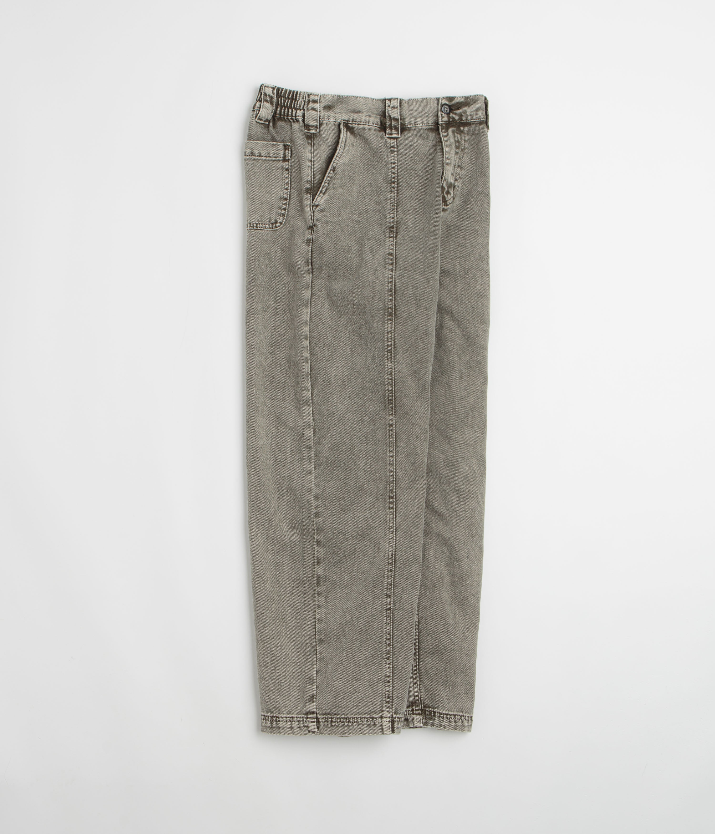 Poetic Collective Split Pants - Grey Denim Wash