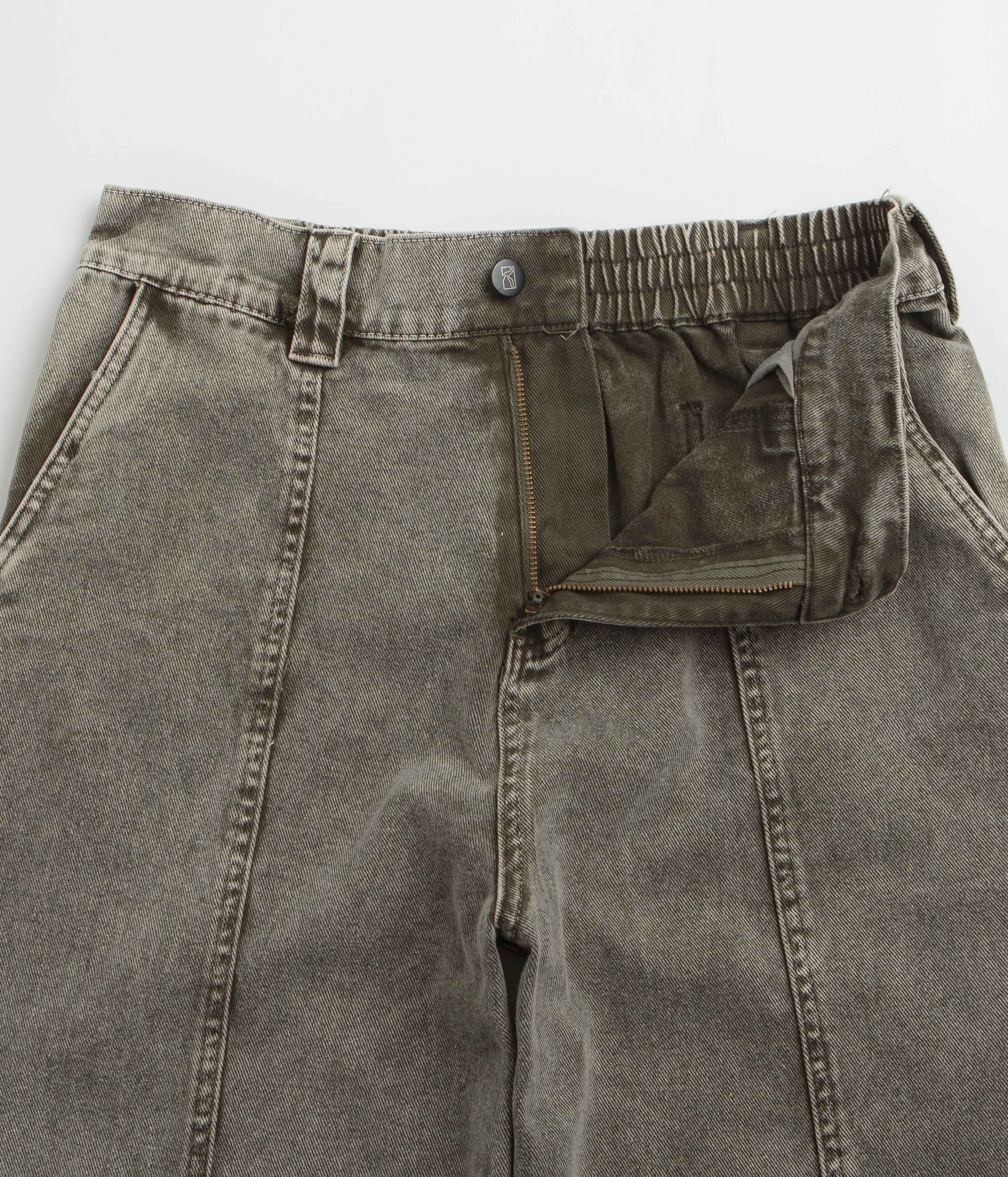 Poetic Collective Split Pants - Grey Denim Wash