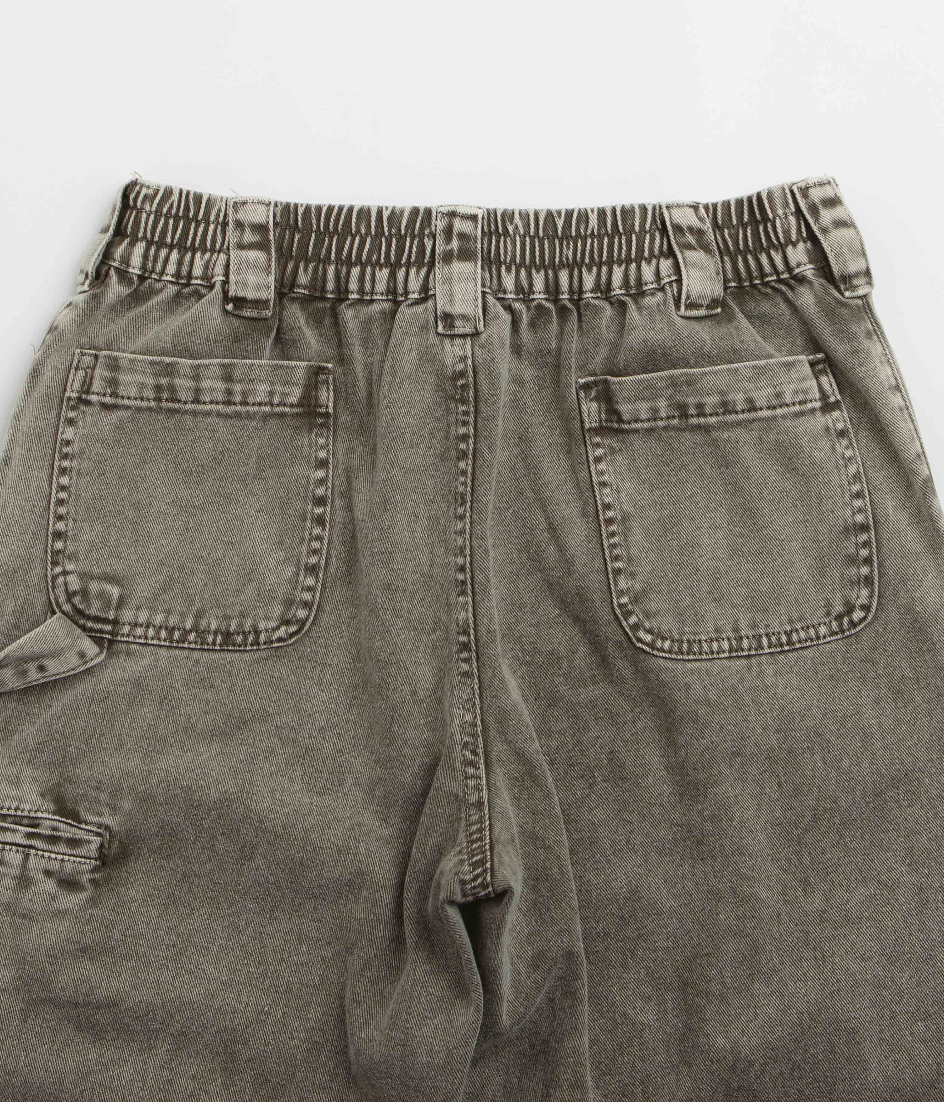 Poetic Collective Split Pants - Grey Denim Wash
