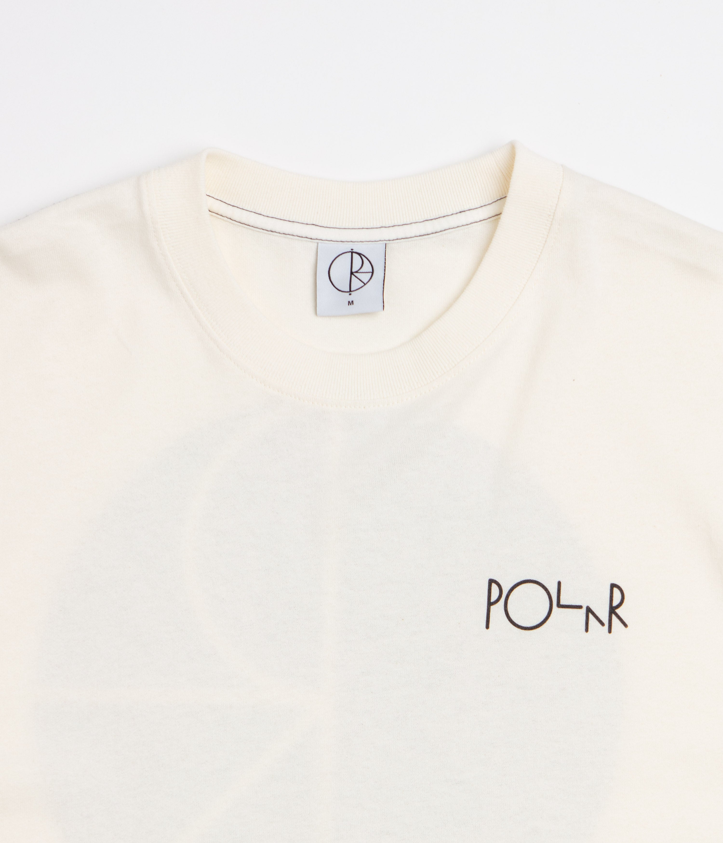 Polar Contrast Fill Logo T-Shirt - Ivory / Black