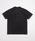 Polar Contrast Stroke Logo T-Shirt - Silver Black / Black