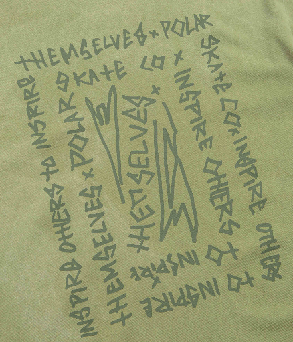 Polar IOTIT Acid T-Shirt - Army Green