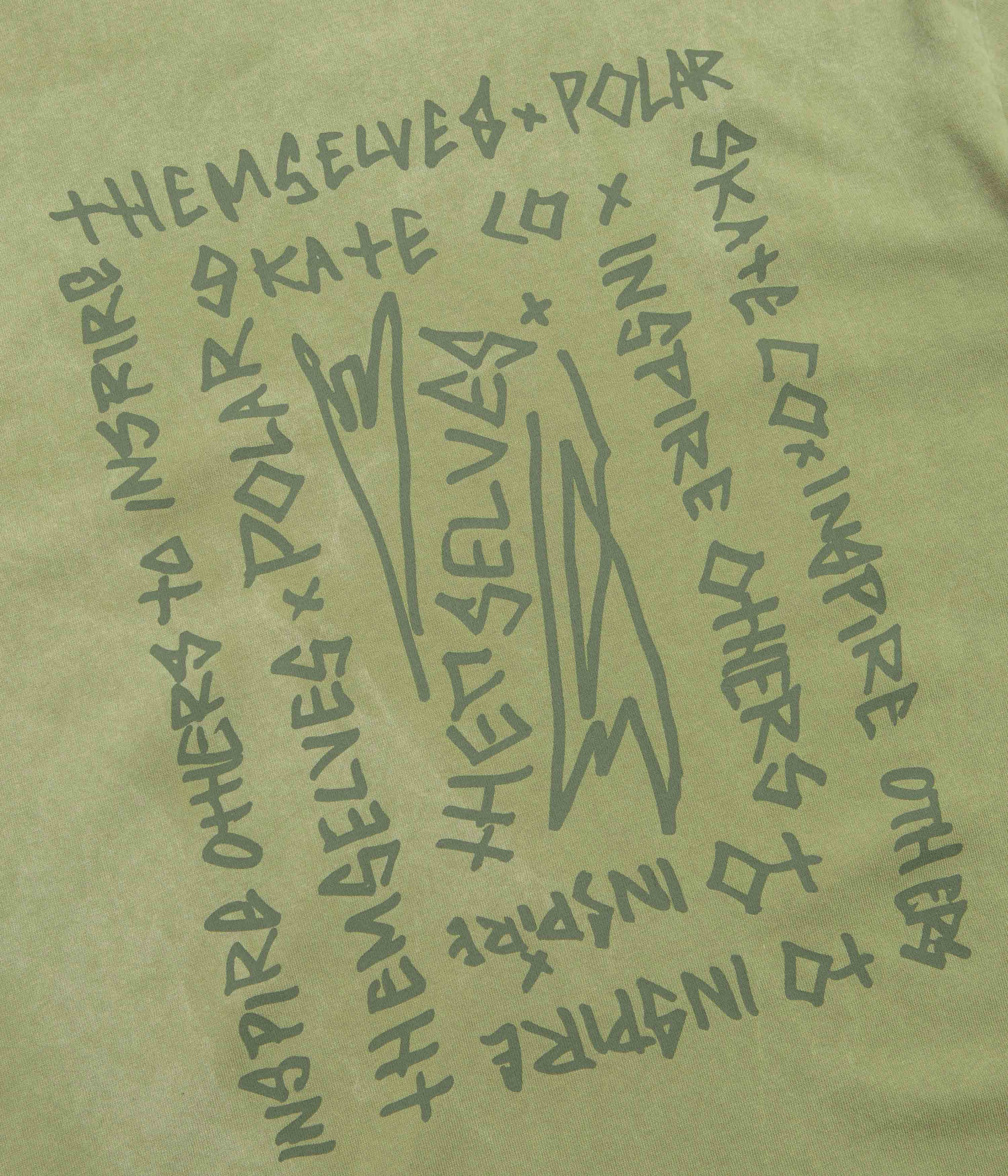 Polar IOTIT Acid T-Shirt - Army Green