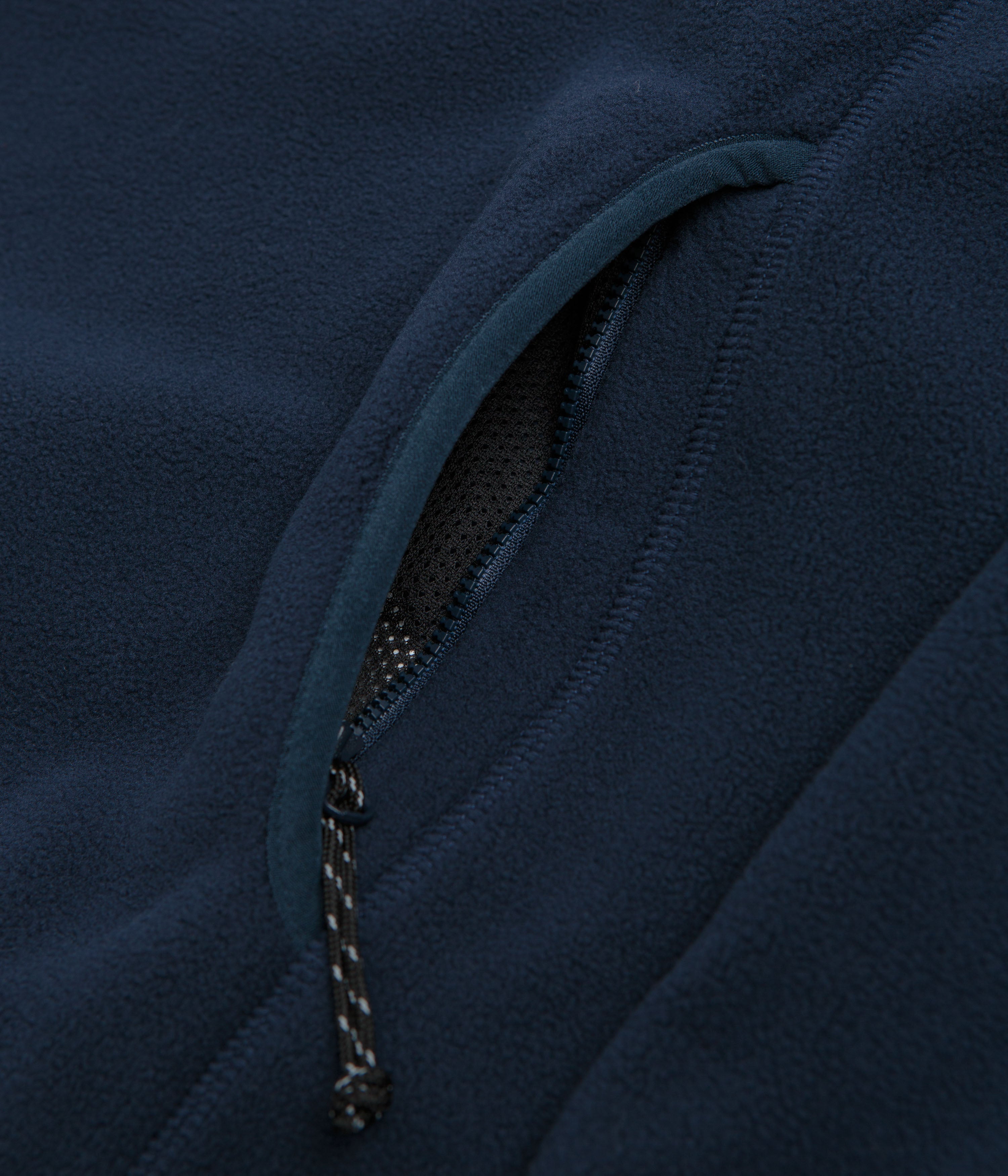 Polar Ivan Half Zip Sweatshirt - Grey Blue