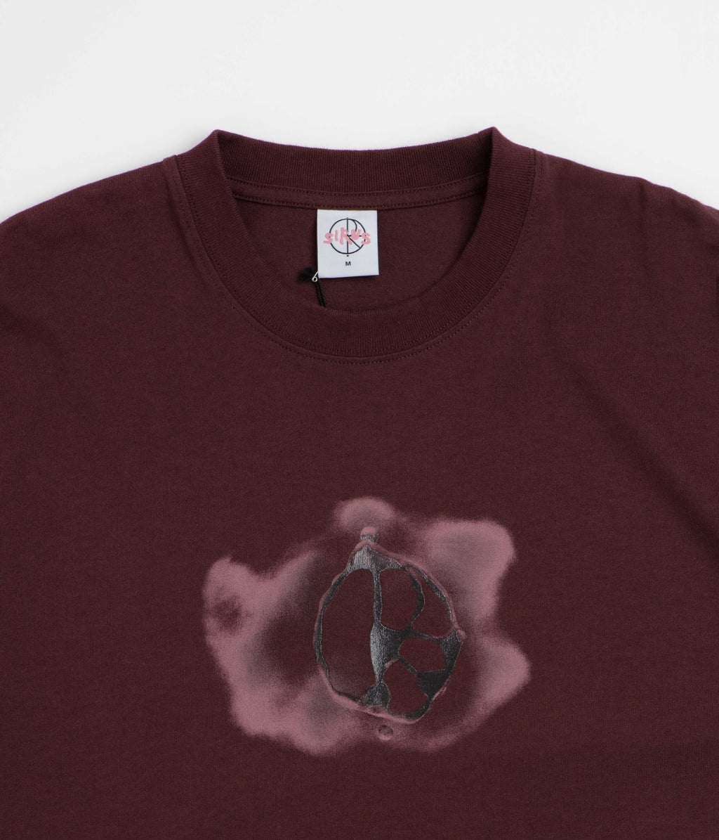 Polar Metal Logo T-Shirt - Washed Bordeaux