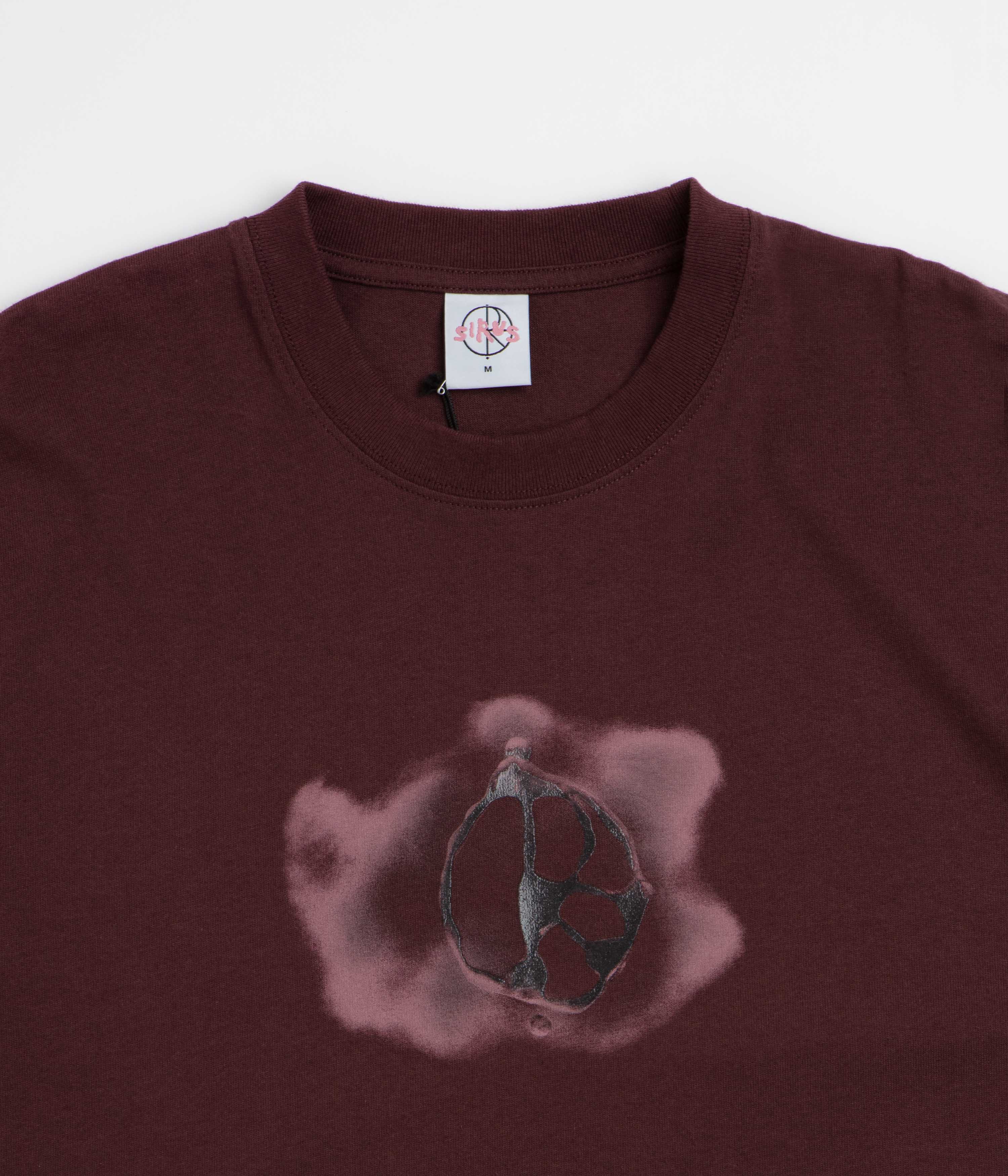 Polar Metal Logo T-Shirt - Washed Bordeaux