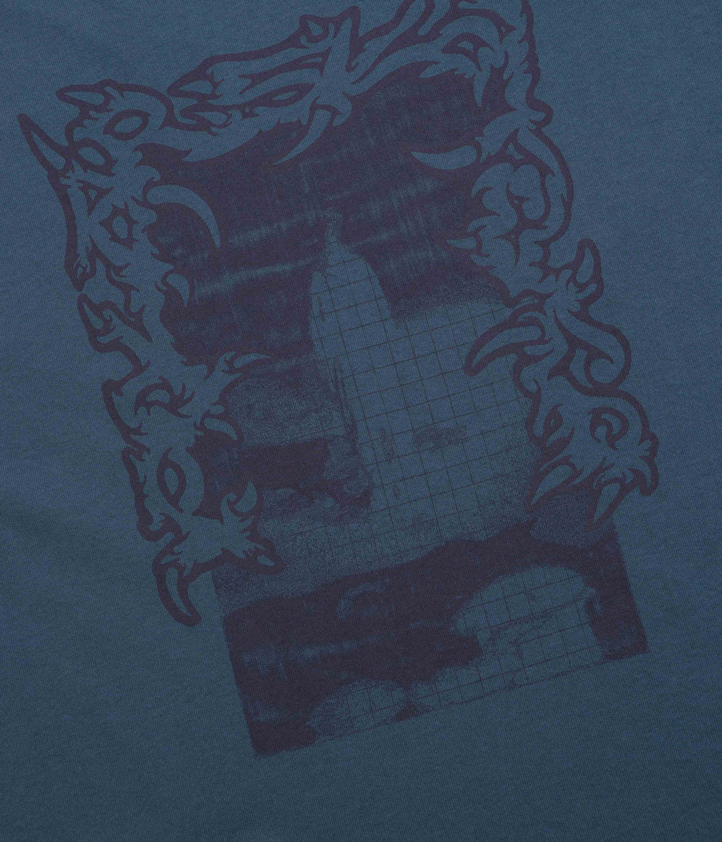 Polar Passing Resemblance T-Shirt - Grey Blue