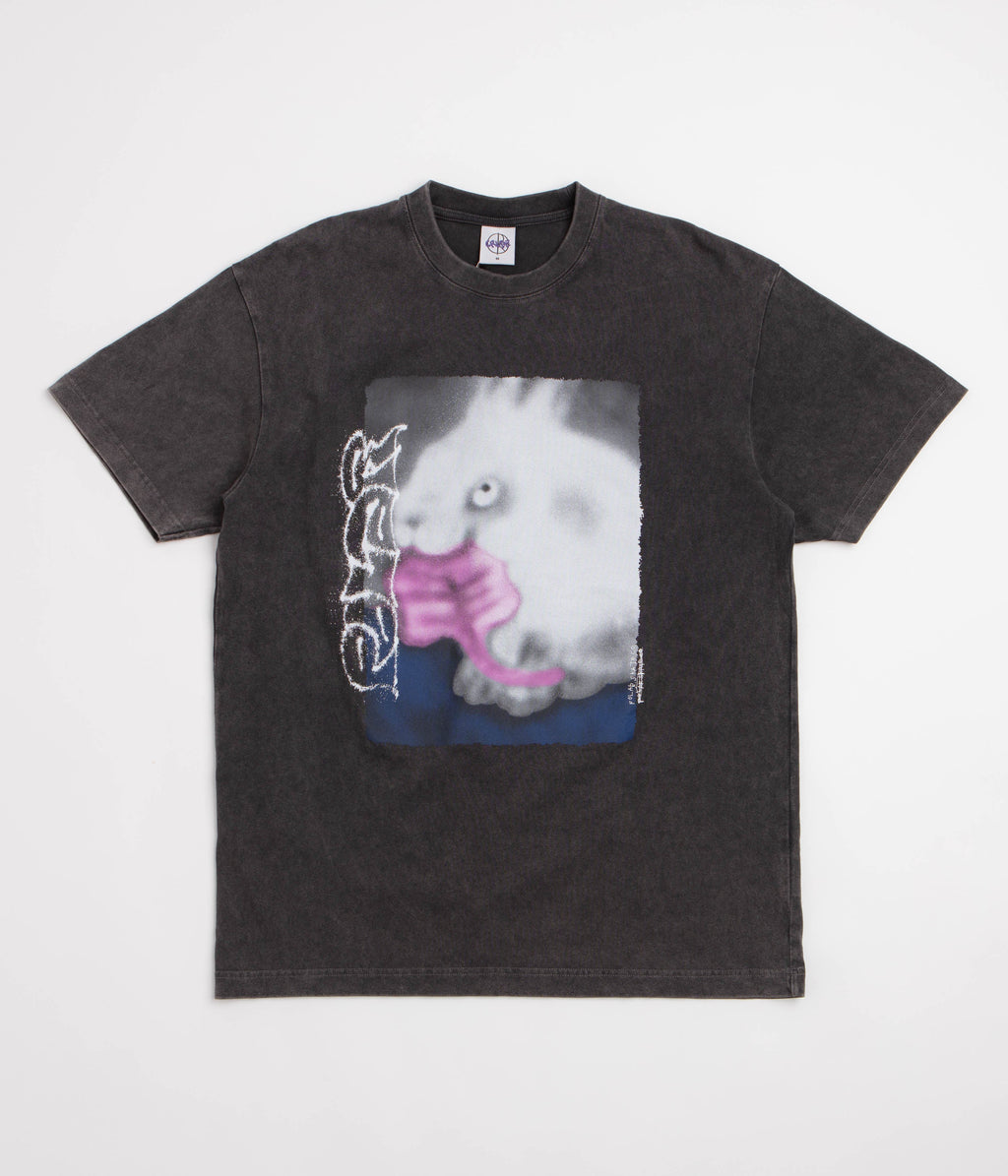 Polar Rabbit T-Shirt - Silver Black