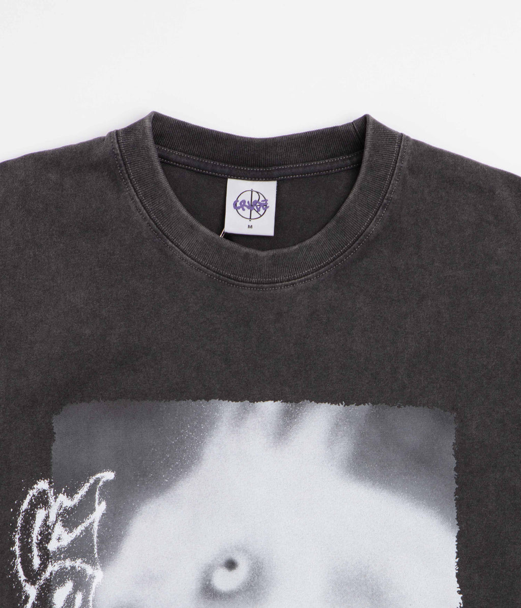 Polar Rabbit T-Shirt - Silver Black