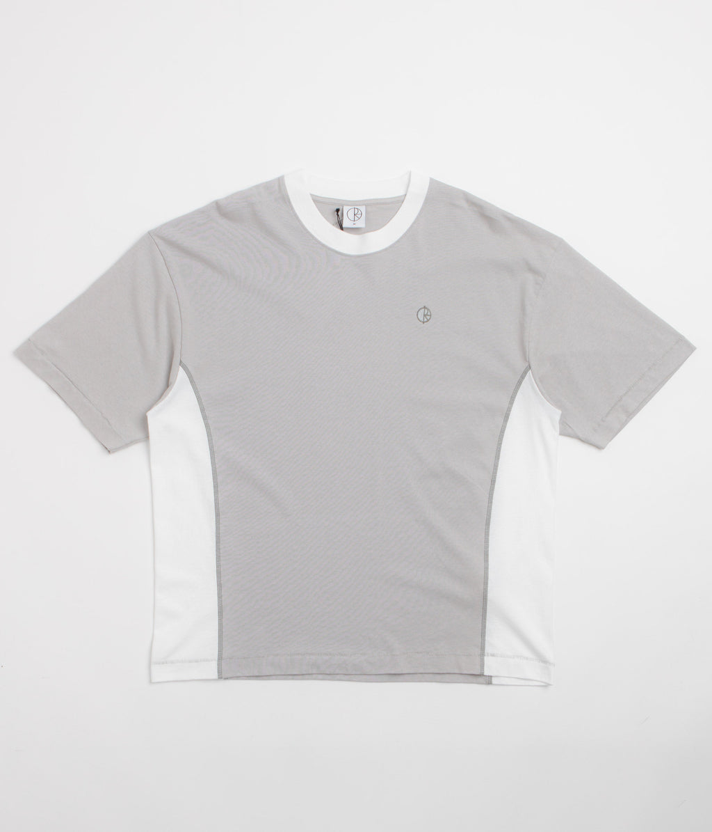 Polar Surf Panel T-Shirt - Silver / White