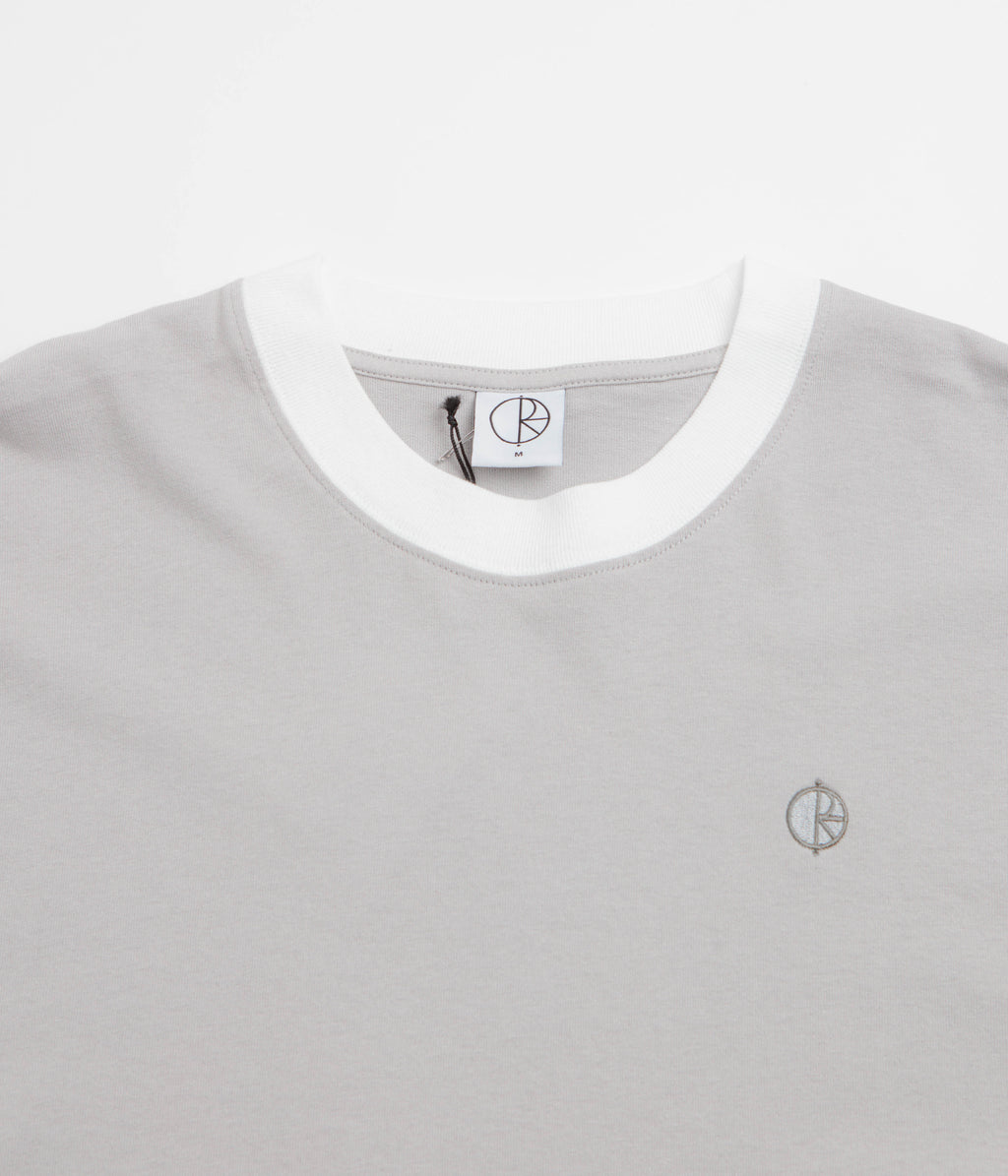 Polar Surf Panel T-Shirt - Silver / White