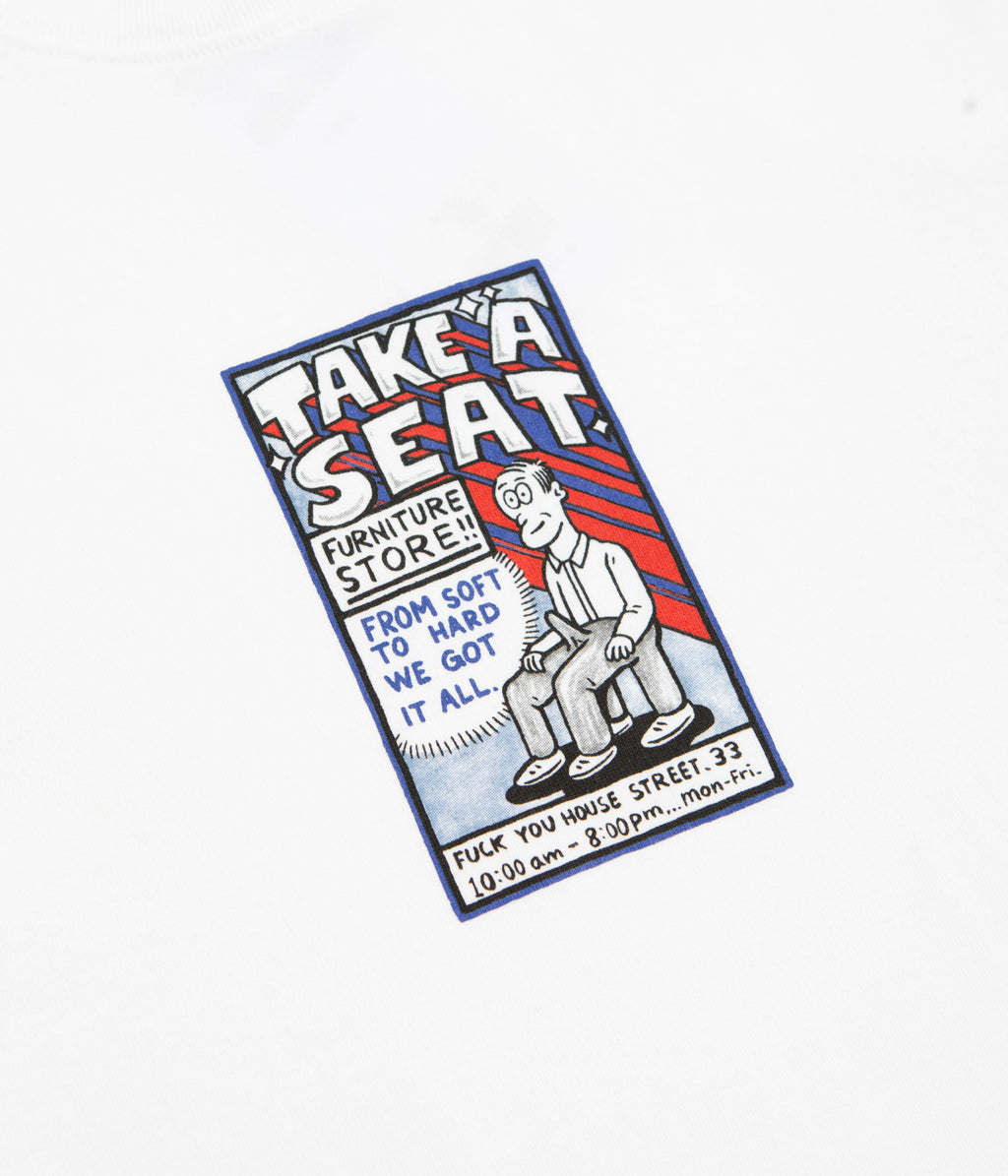 Polar Take A Seat T-Shirt - White