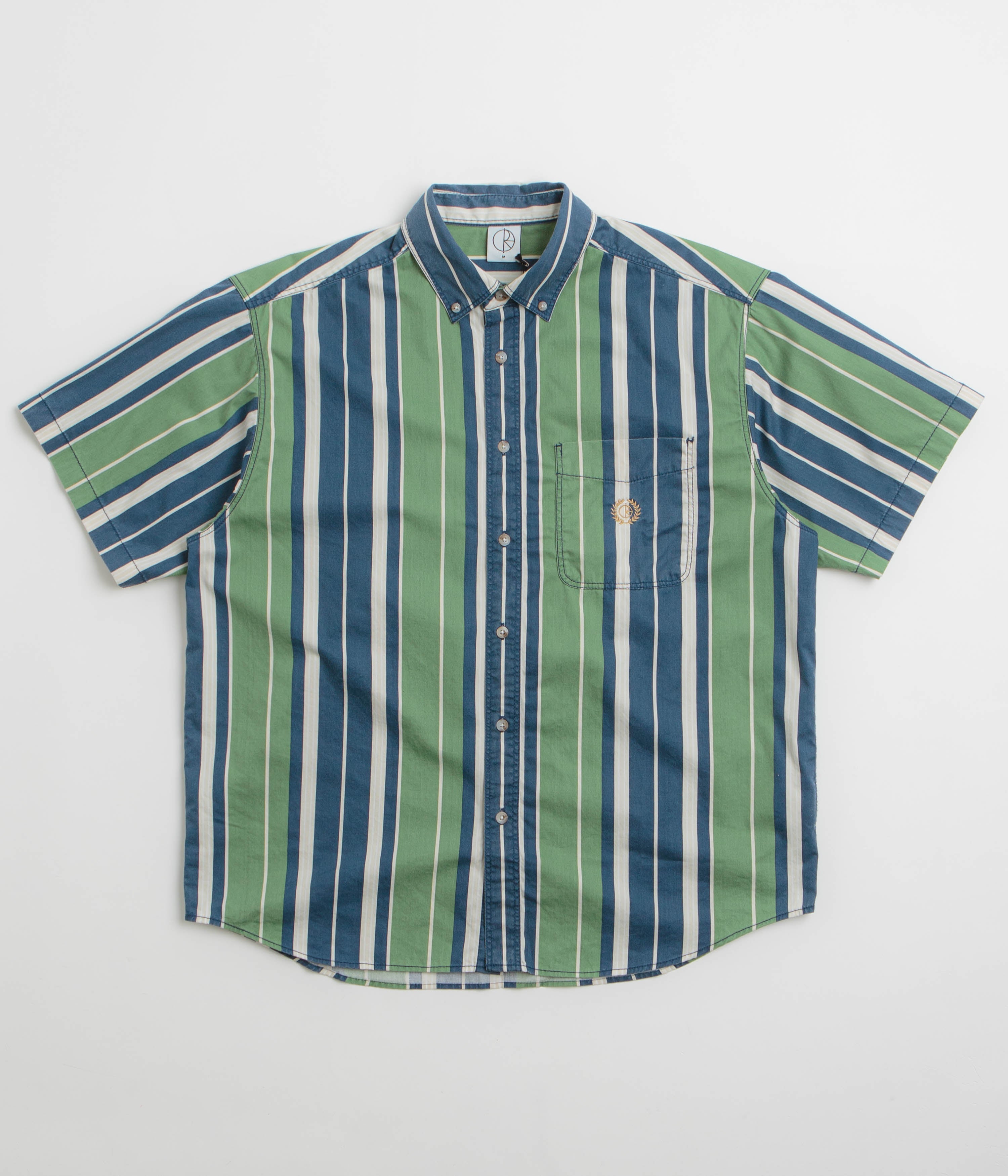 Polar Ted Short Sleeve Shirt - Green / Blue