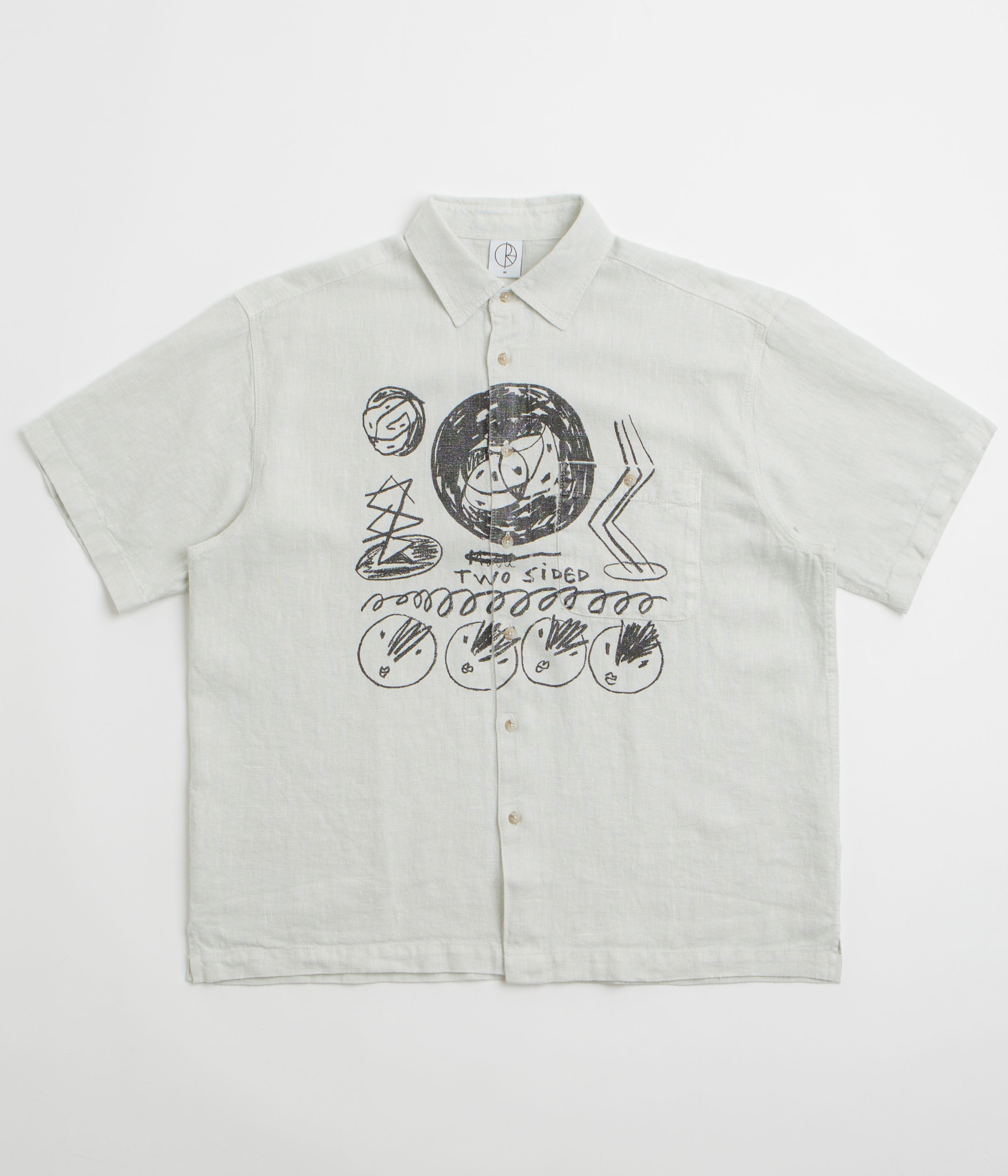 Polar Tom Short Sleeve Shirt - Ice Grey