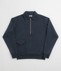 Pop Trading Company 1/2 Zip Sweatshirt - Navy