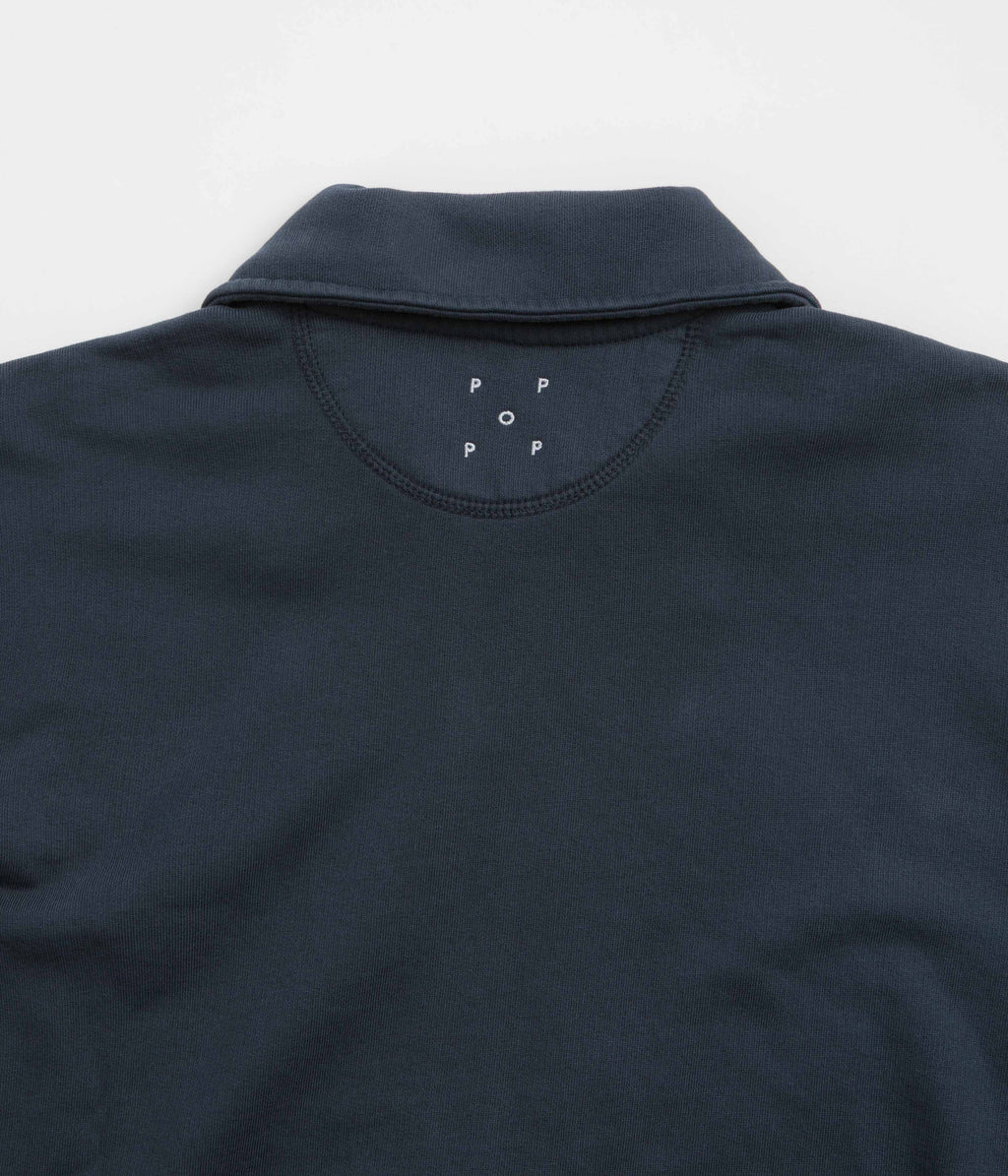 Pop Trading Company 1/2 Zip Sweatshirt - Navy