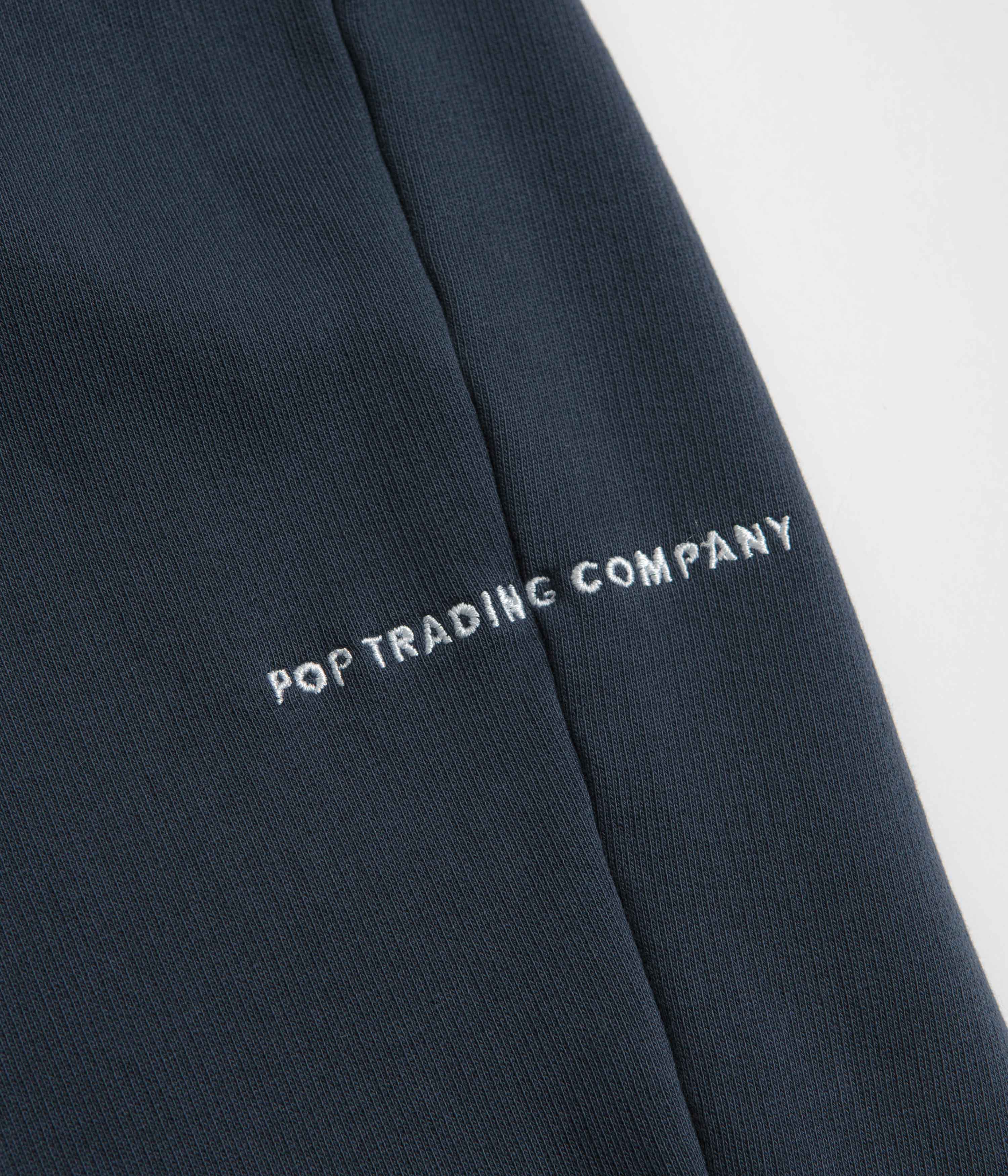 Pop Trading Company 1/2 Zip Sweatshirt - Navy