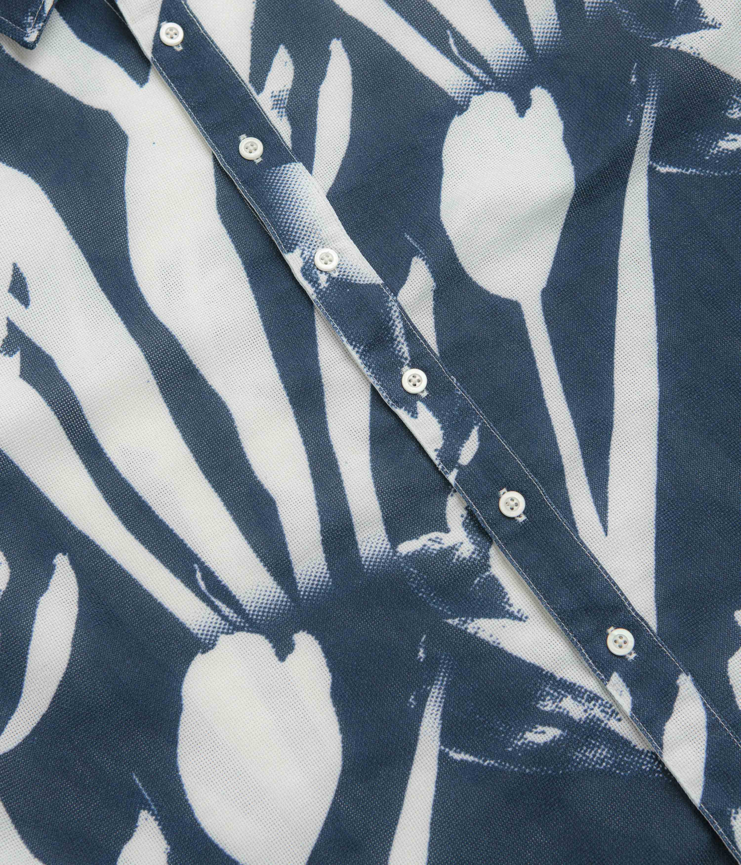 Pop Trading Company Tulip Short Sleeve Shirt - Navy