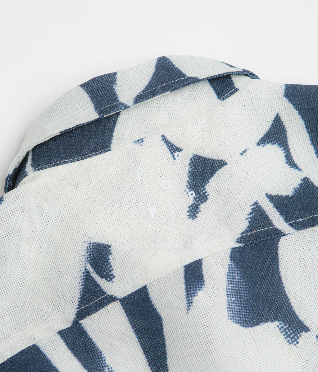 Pop Trading Company Tulip Short Sleeve Shirt - Navy