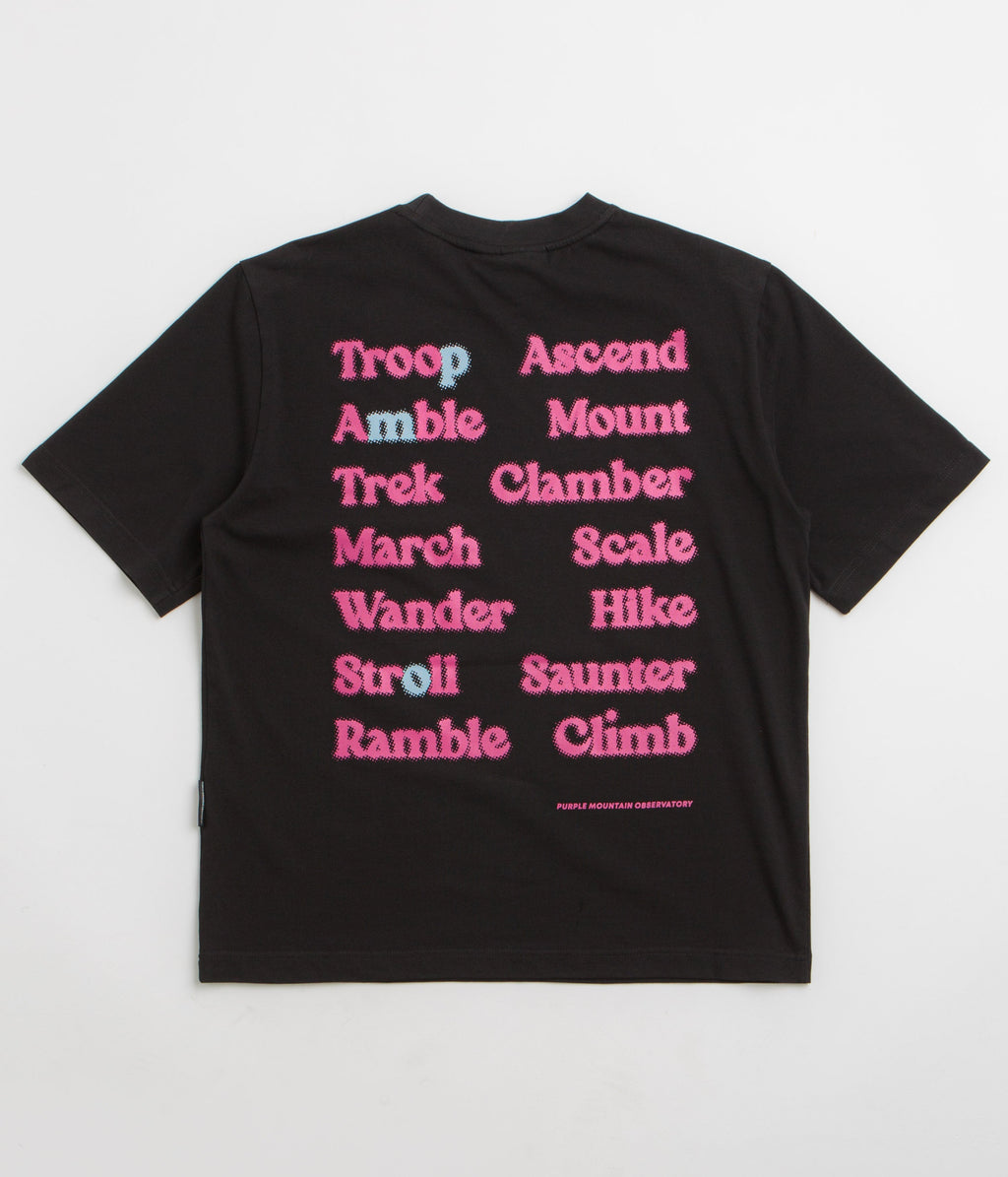 Purple Mountain Observatory Ascend T-Shirt - Black