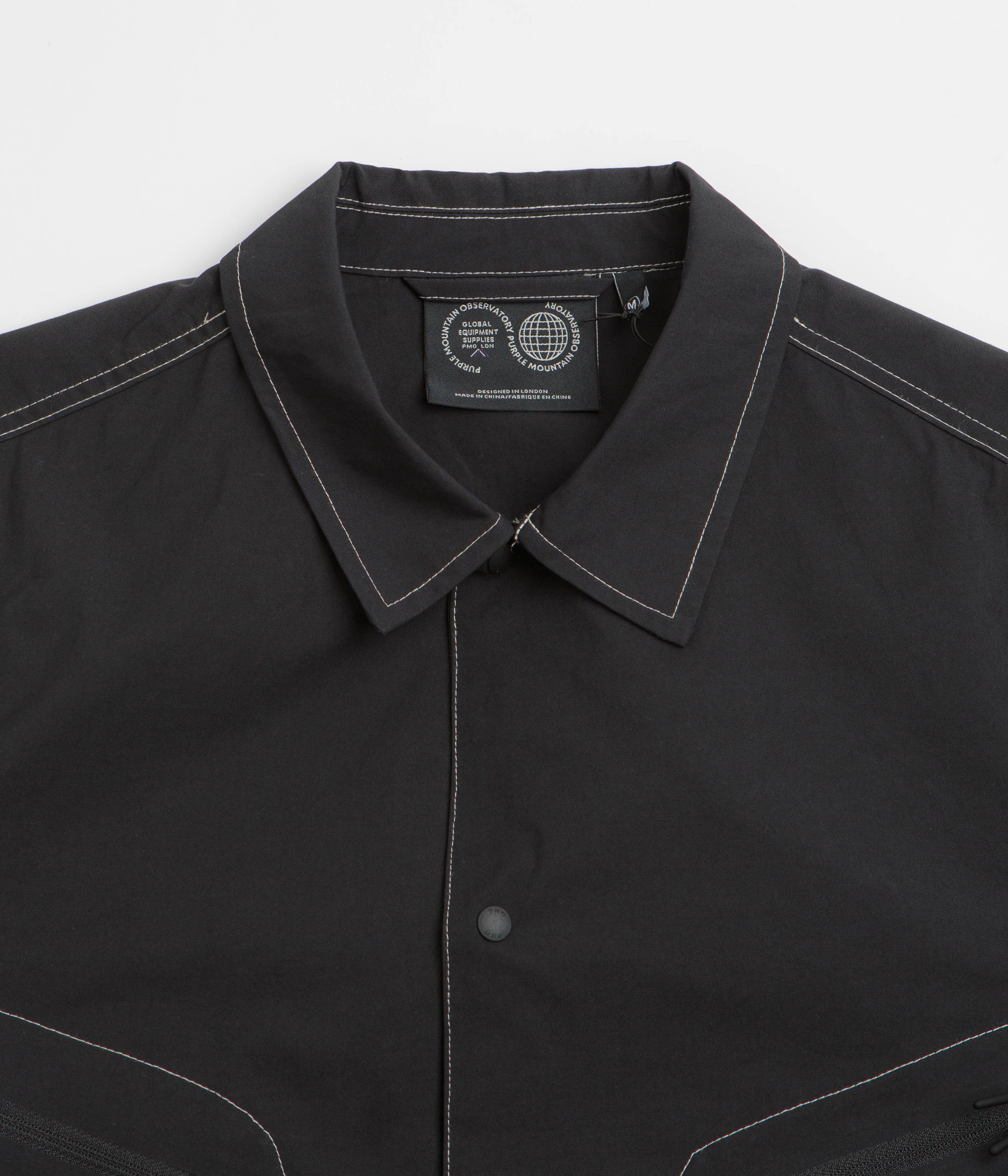 Purple Mountain Observatory Trail Overshirt - Black