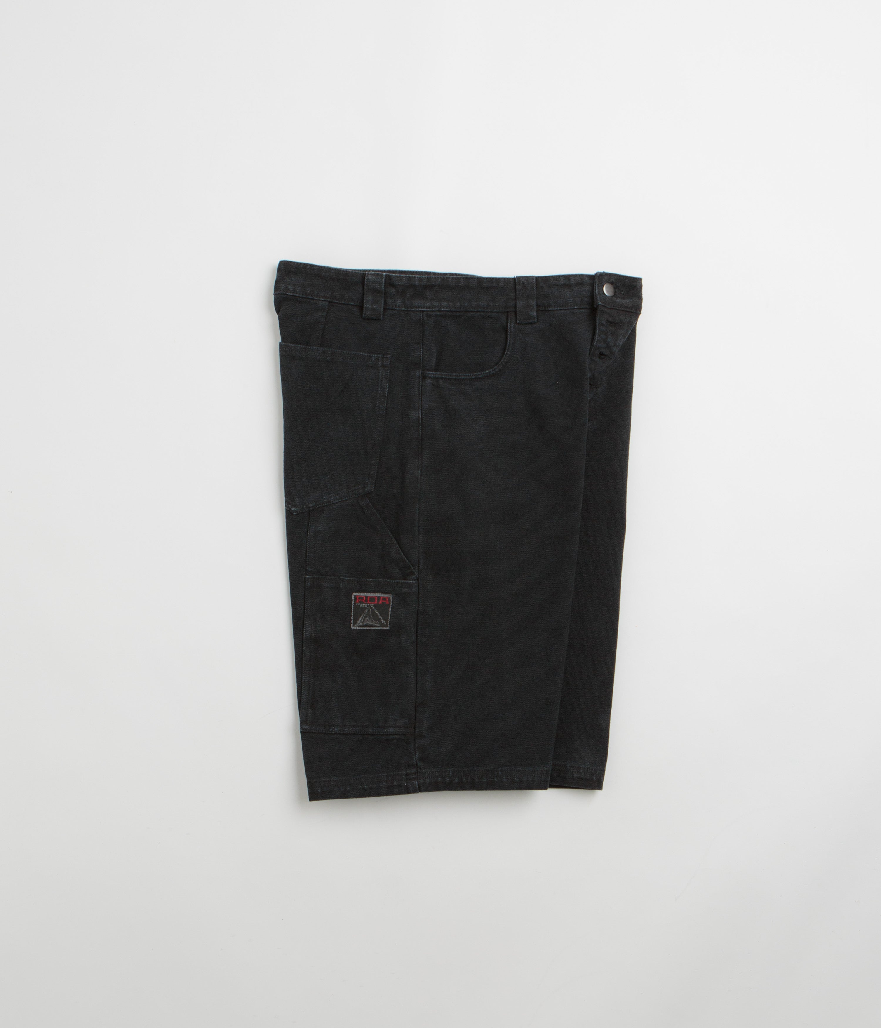 ROA Ash Canvas Shorts - Washed Black